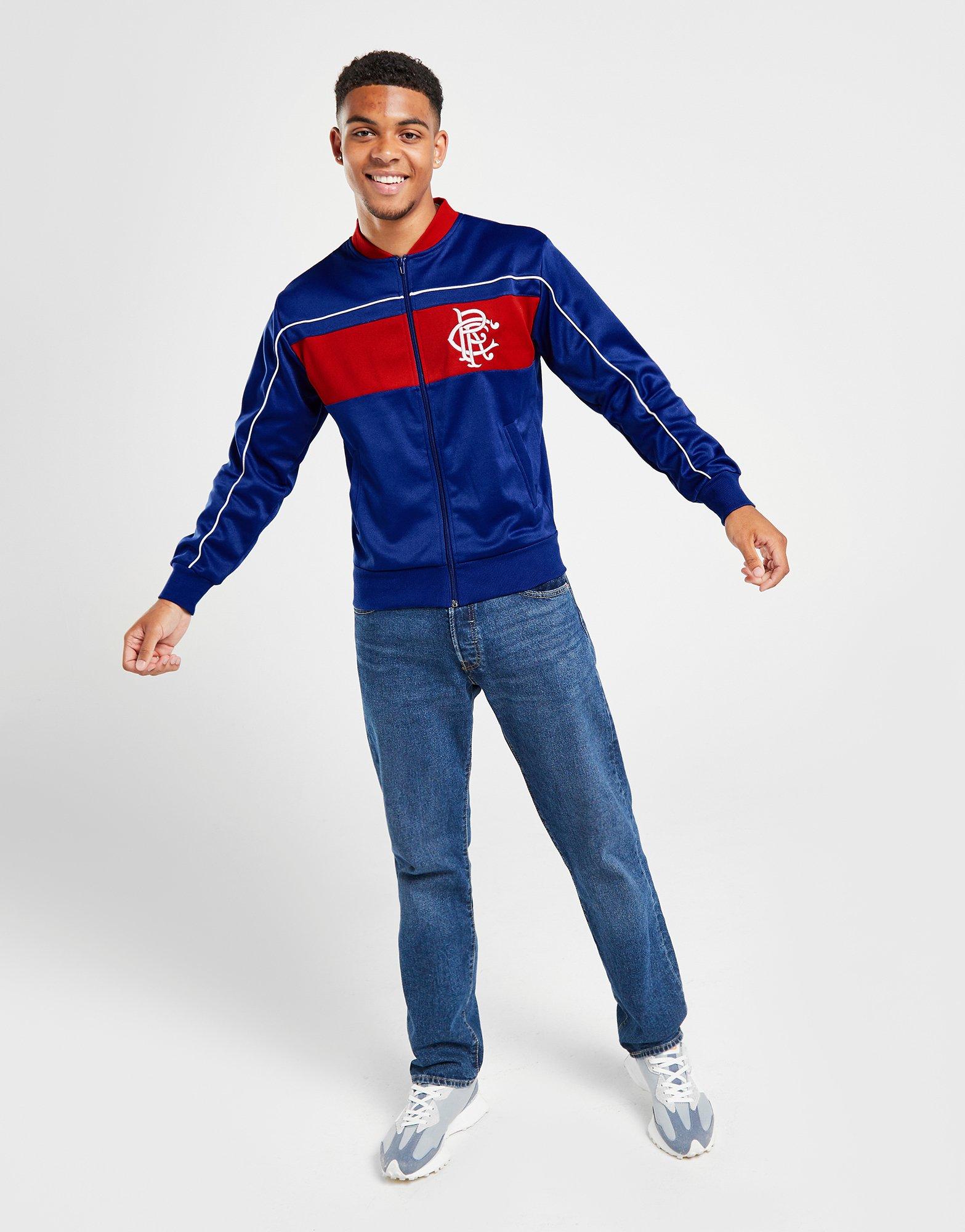 Blue Score Draw Rangers FC '84 Retro Track Jacket - JD Sports Global