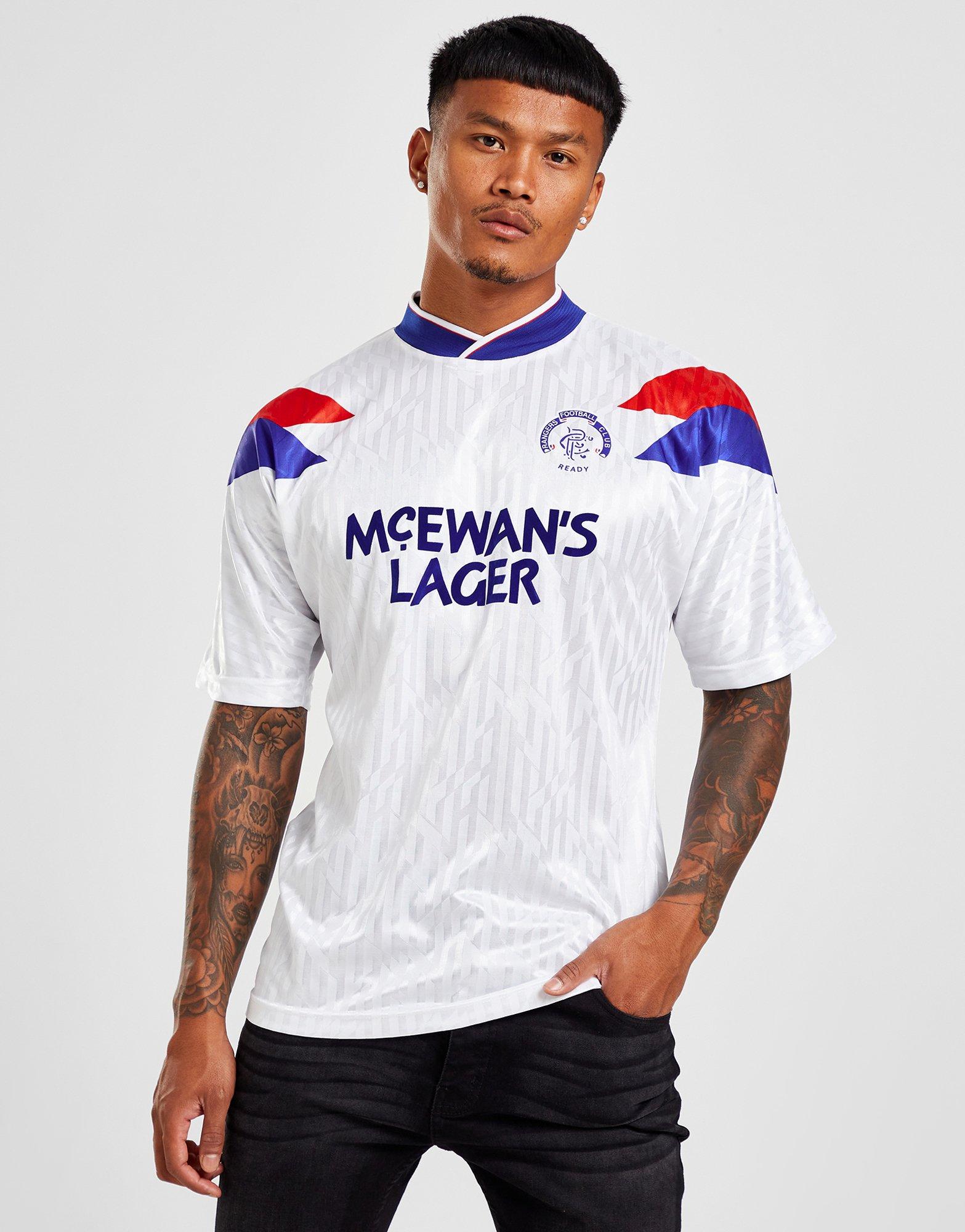 Score Draw Rangers FC '90 Retro Away Shirt