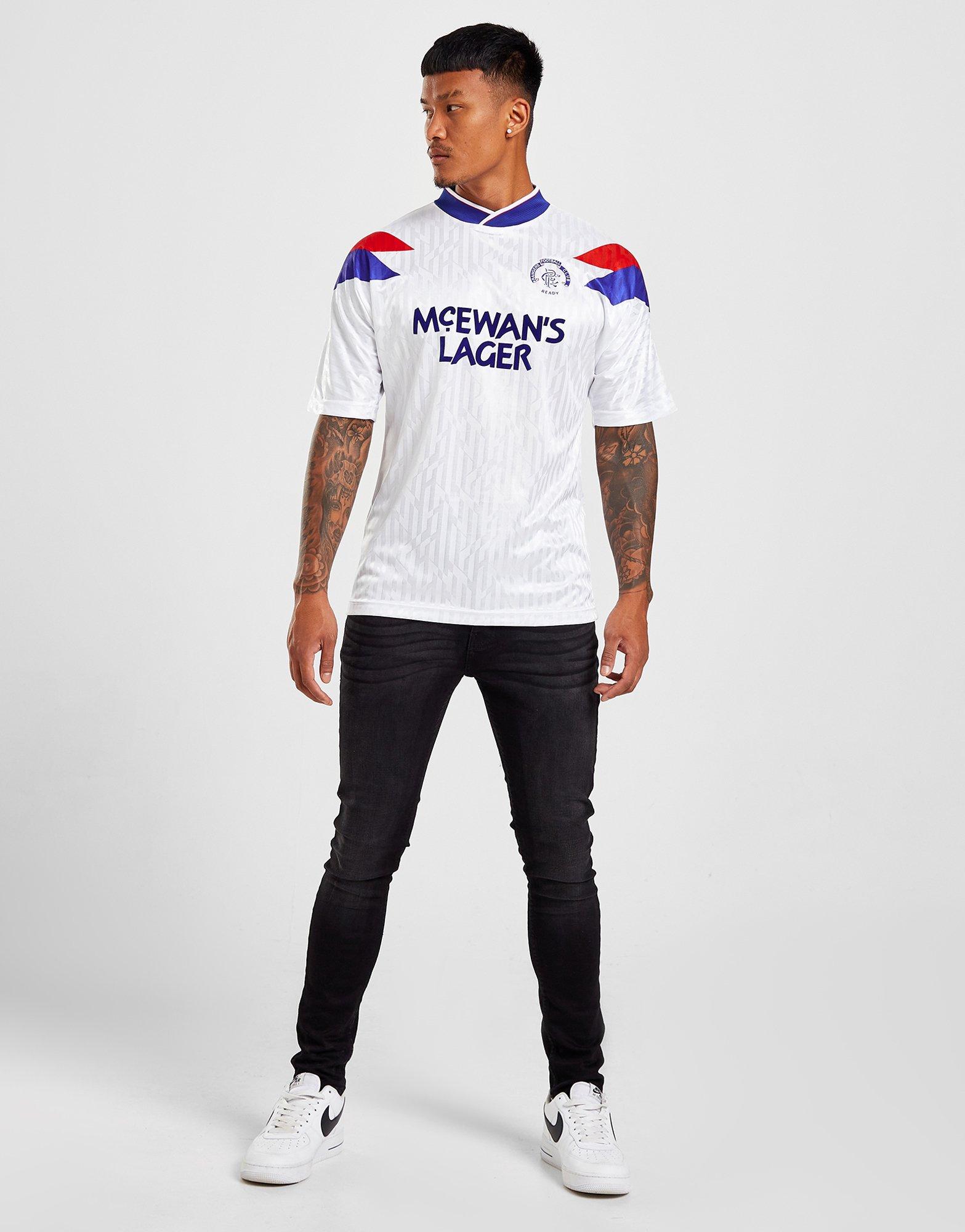 Score Draw Rangers FC '90 Retro Away Shirt