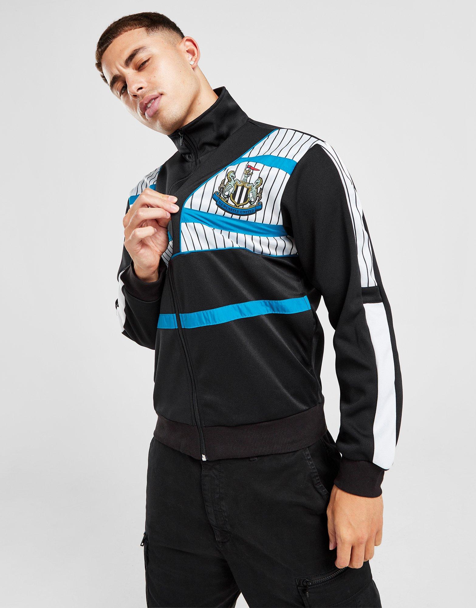 Black Score Draw Newcastle United FC '90 Track Jacket | JD Sports UK