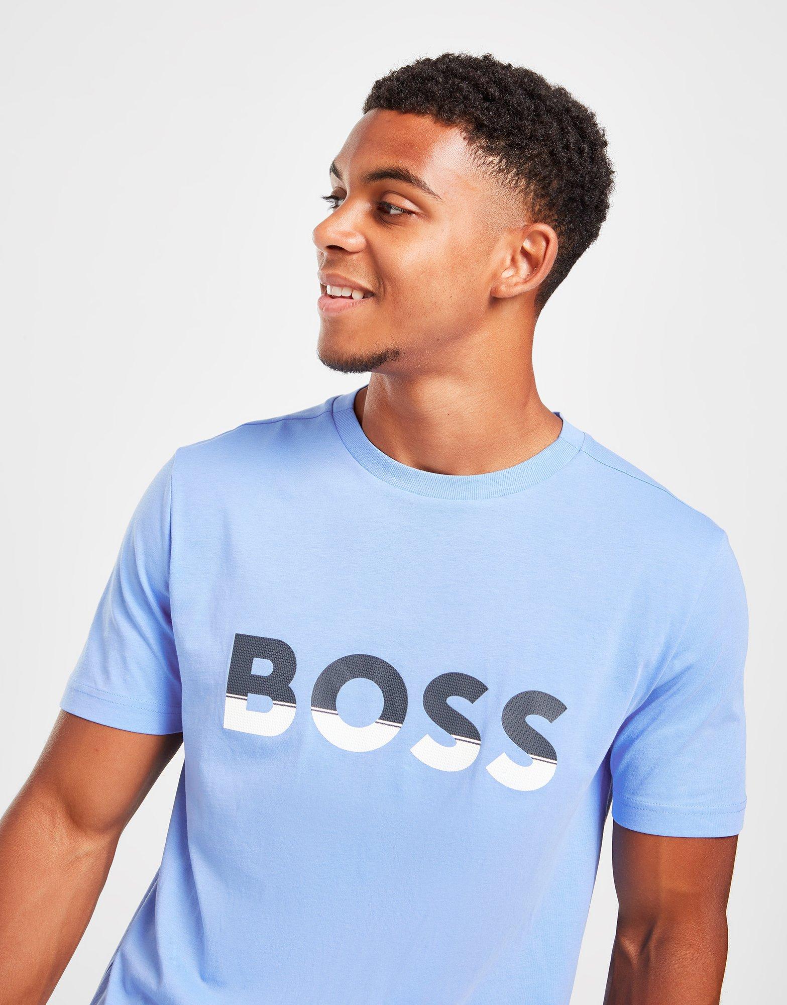 hugo boss shoulder logo t shirt