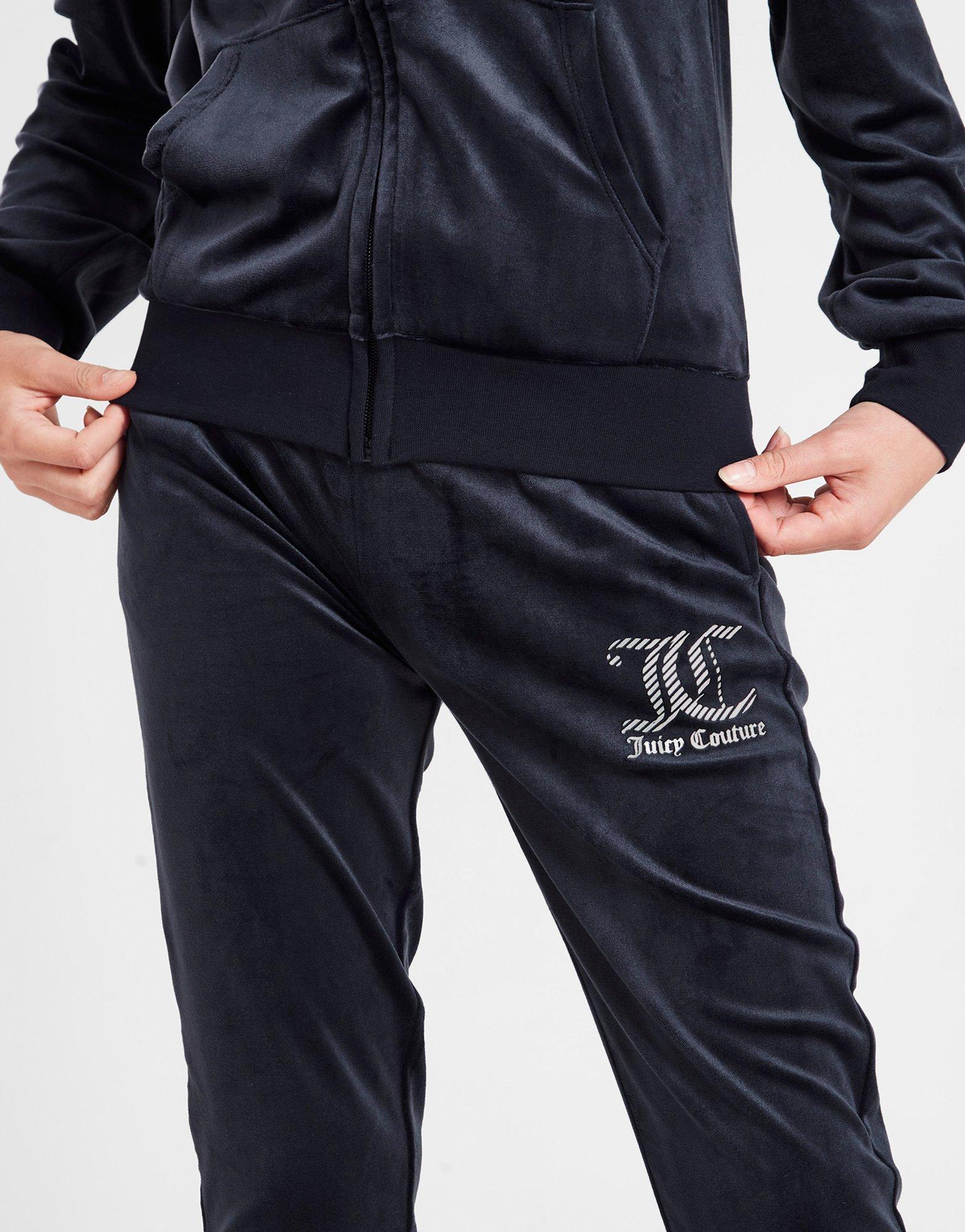 Juicy Couture Girls' Velour Full Zip Hooded Tracksuit Junior