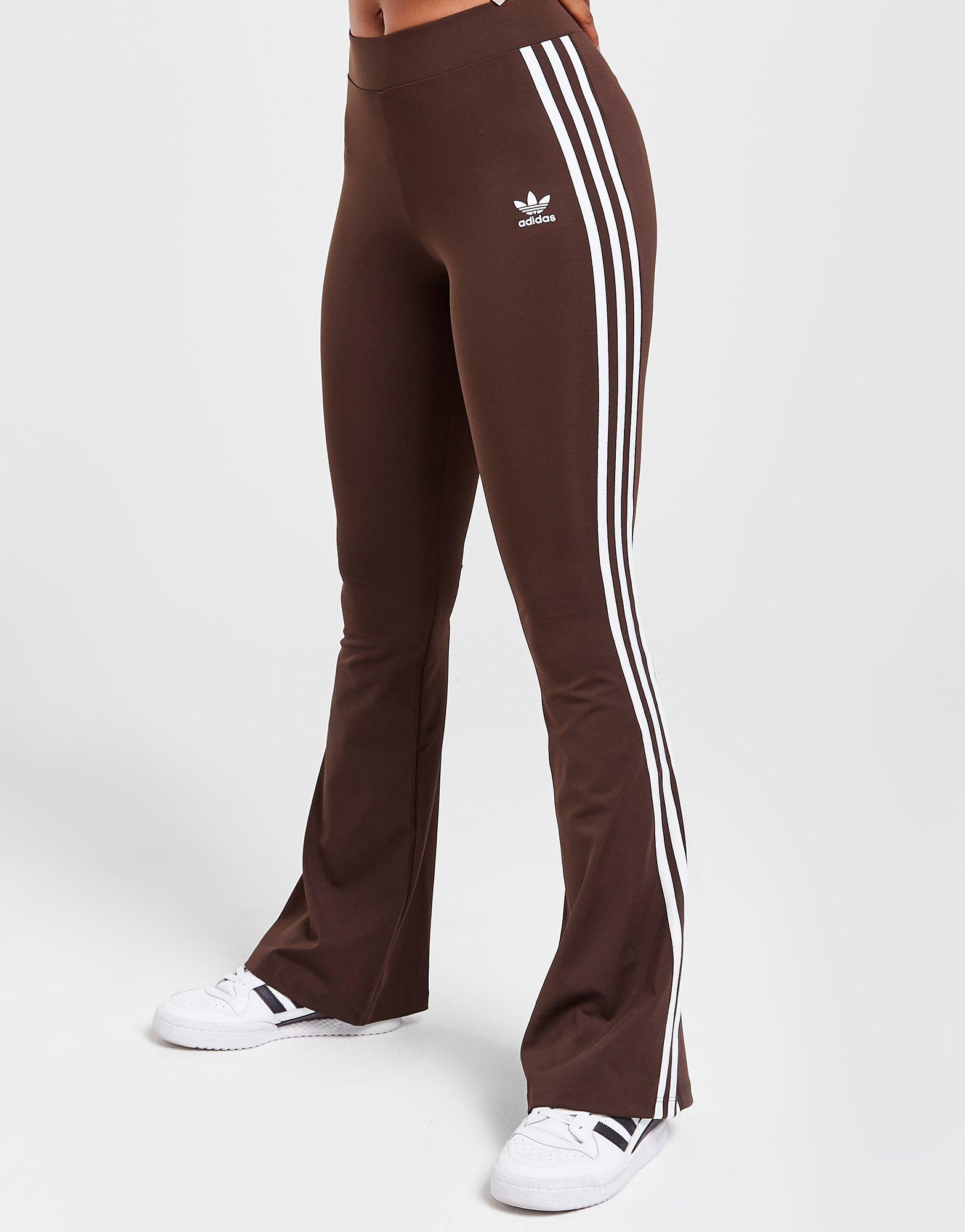 Brown adidas Originals Flare Leggings | JD Sports Global