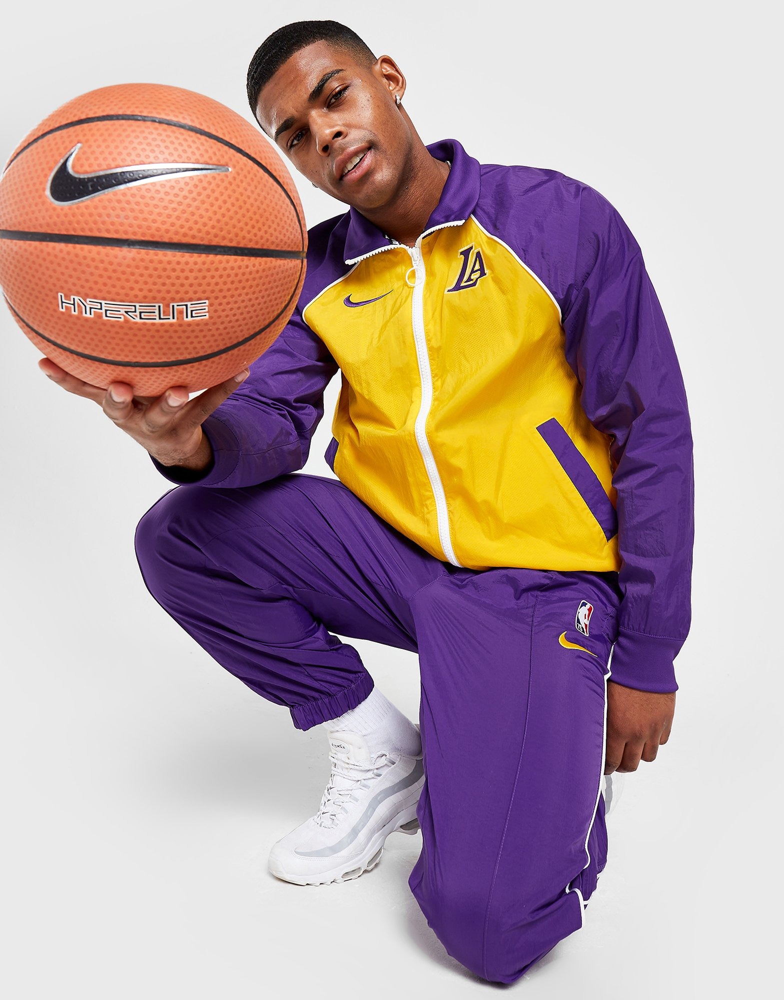 Nike NBA Los Angeles Lakers Courtside Trainingsanzug Herren Lila JD Sports Österreich