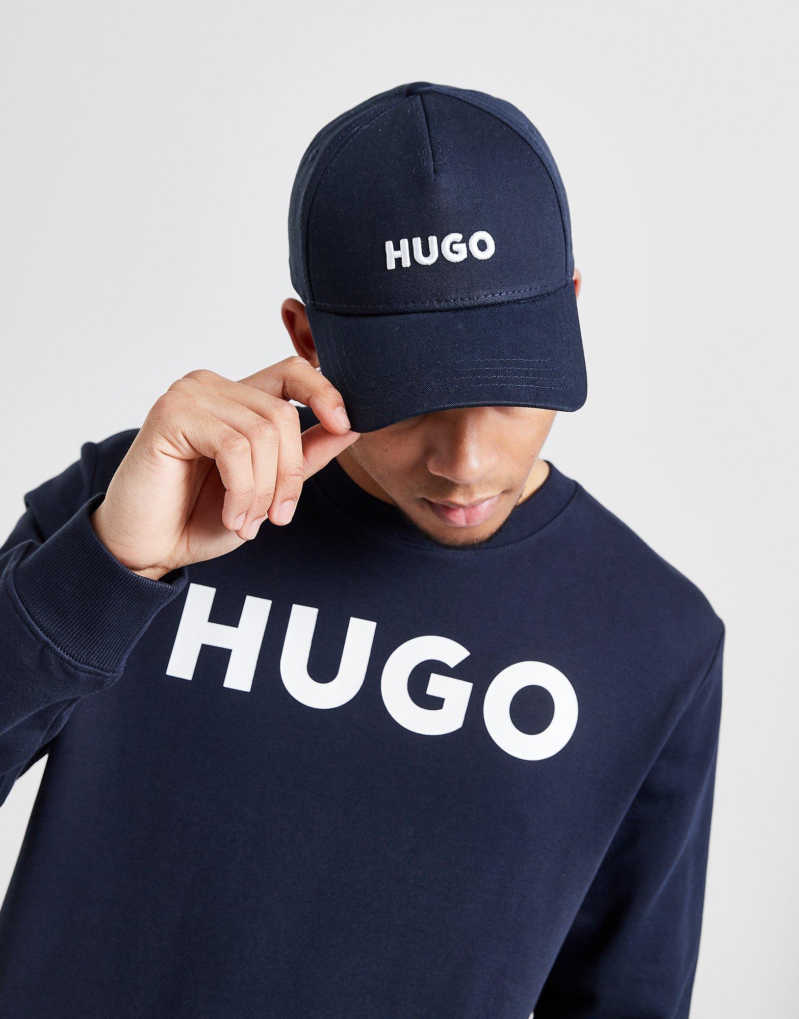 Blue HUGO Logo Cap | JD Sports UK