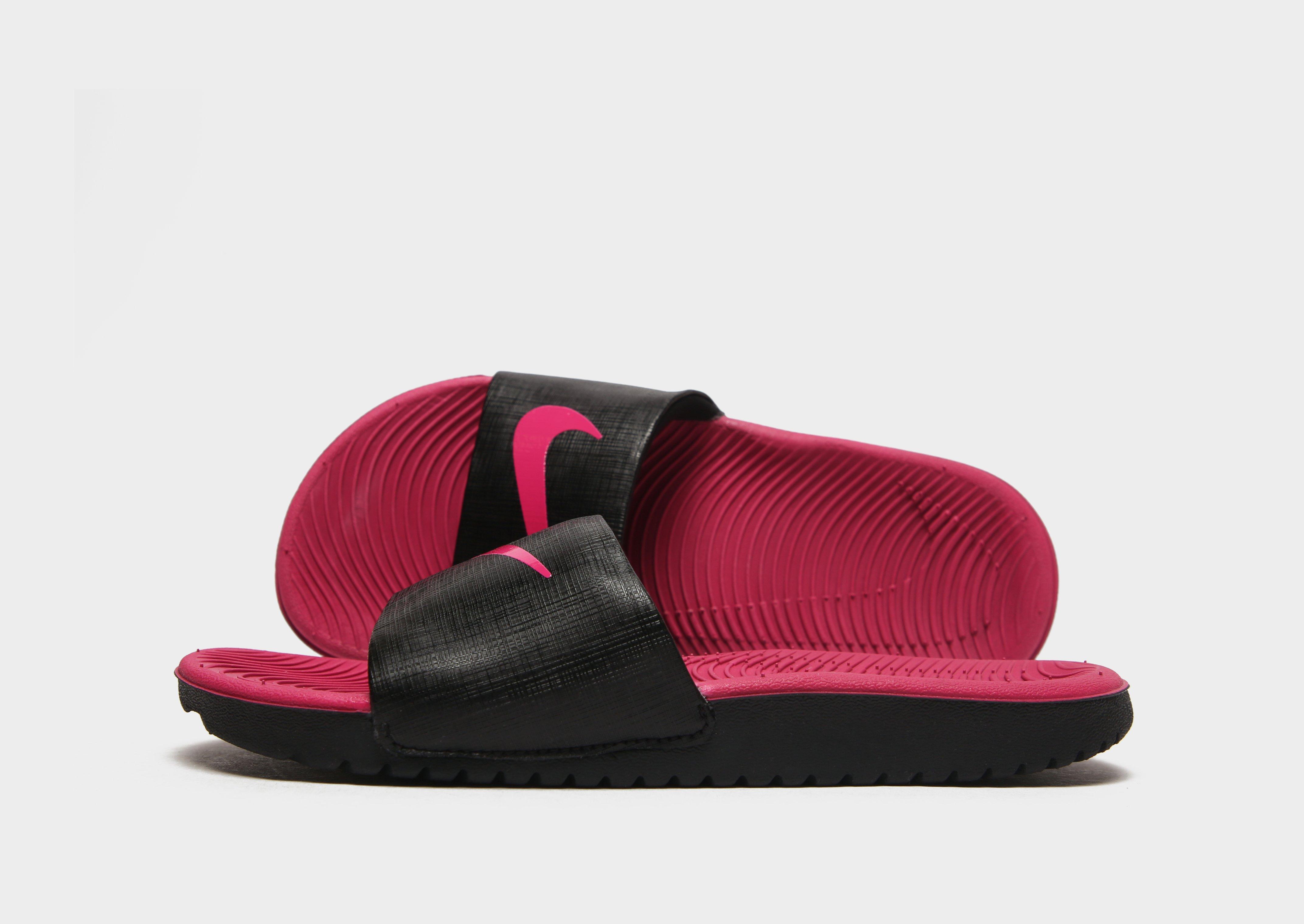 Nike kawa clearance shower slides junior