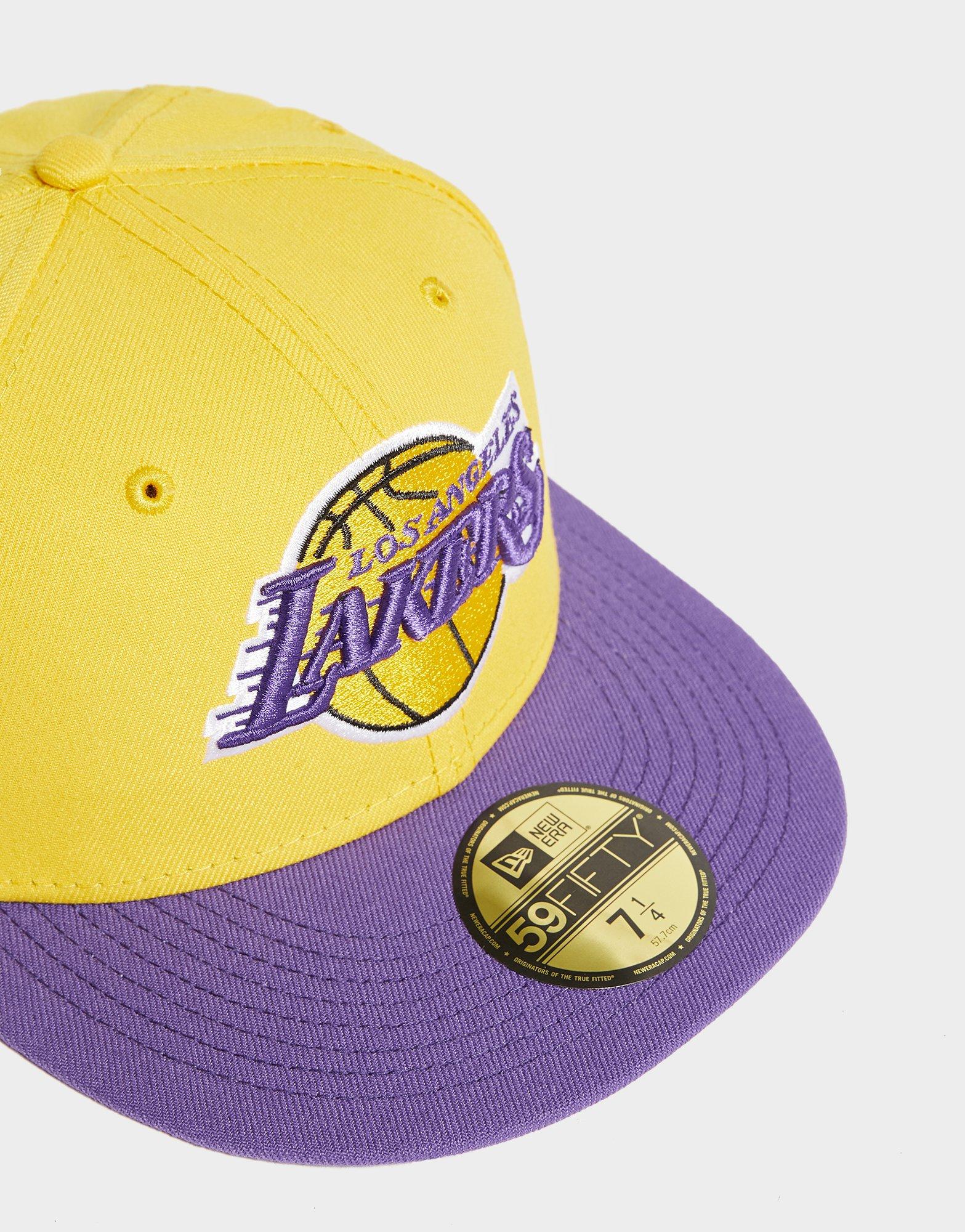 Official New Era LA Lakers NBA Dual Logo True Purple 59FIFTY