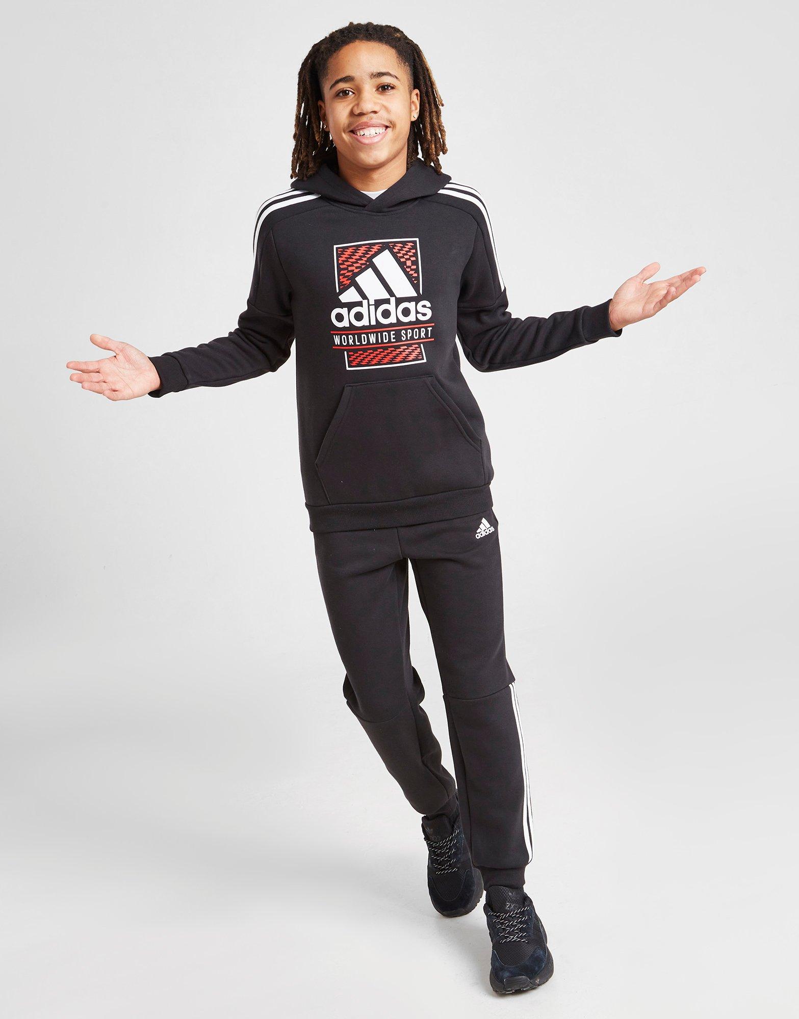 adidas sudadera con capucha Badge Of Sport Logo júnior en Negro | JD Sports