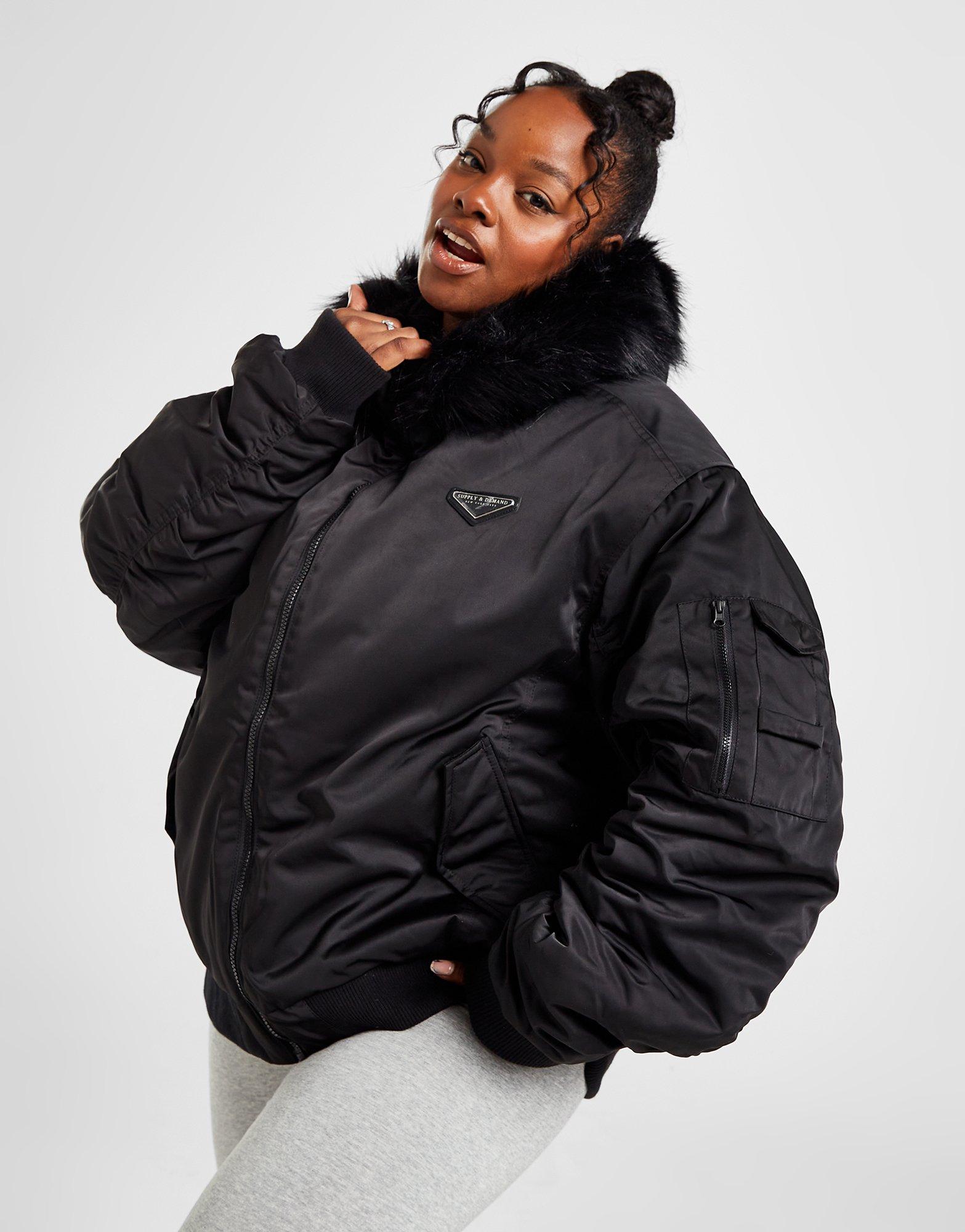 Supply & Demand Plus Size Coney Bomber Jacket