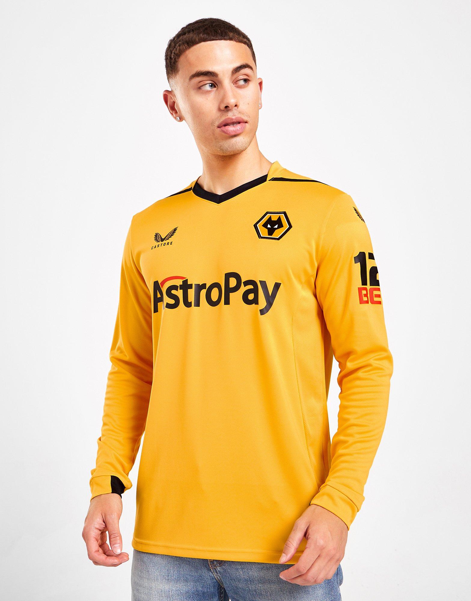 Raúl Jiménez Wolves 22/23 Away Jersey by Castore