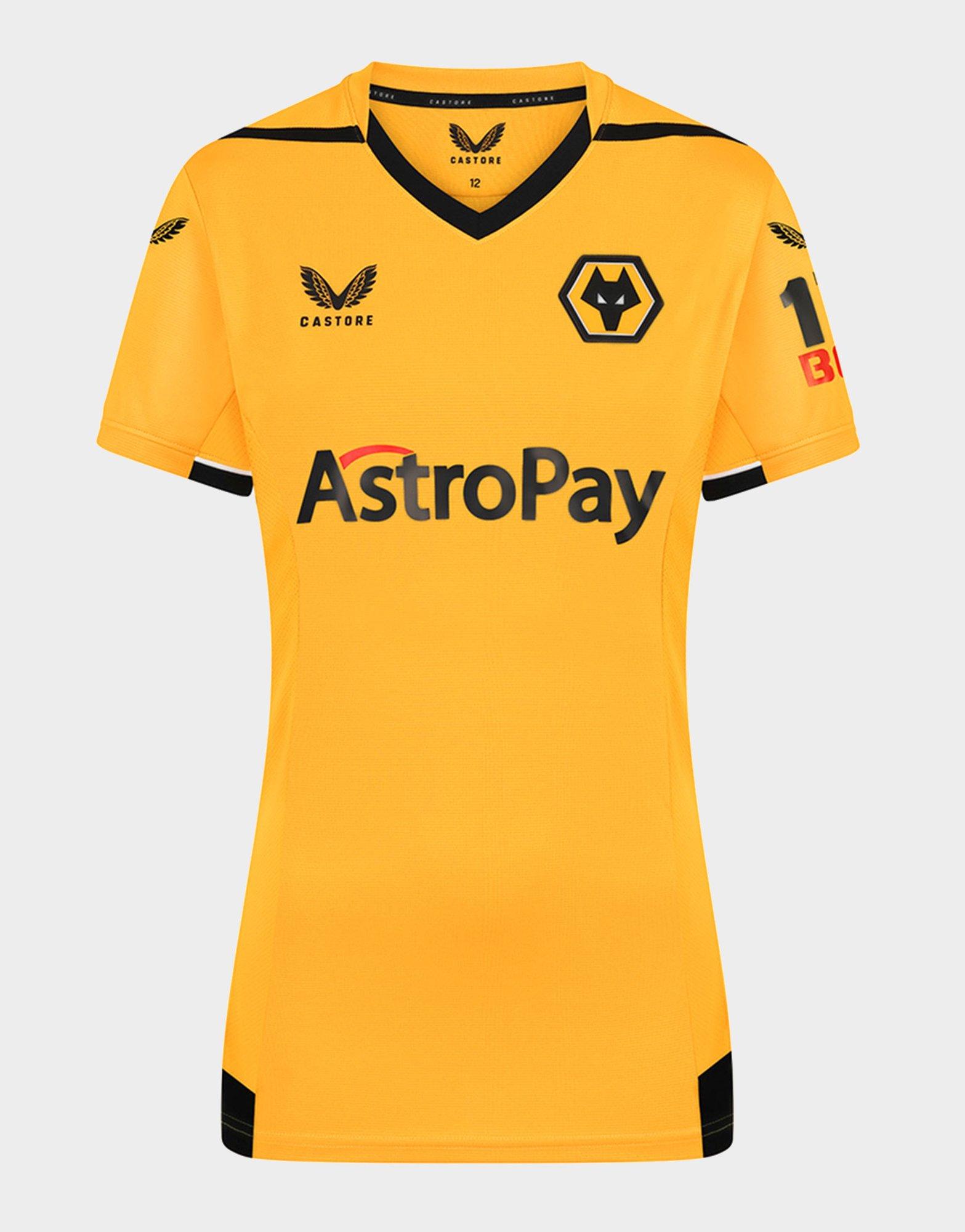 Wolves sales yellow jersey