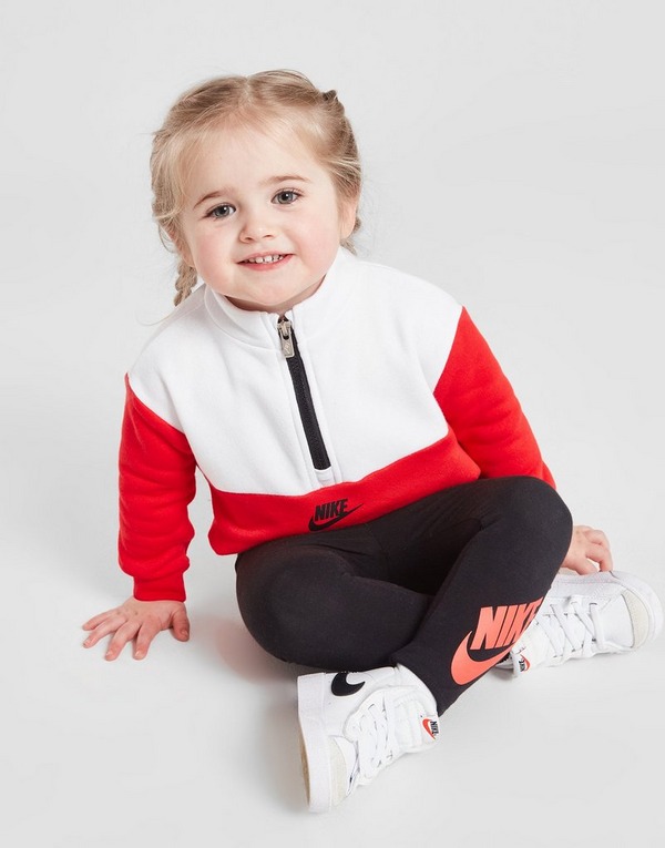 Nike conjunto sudadera/leggings Colour Block para bebé en Rojo | JD España