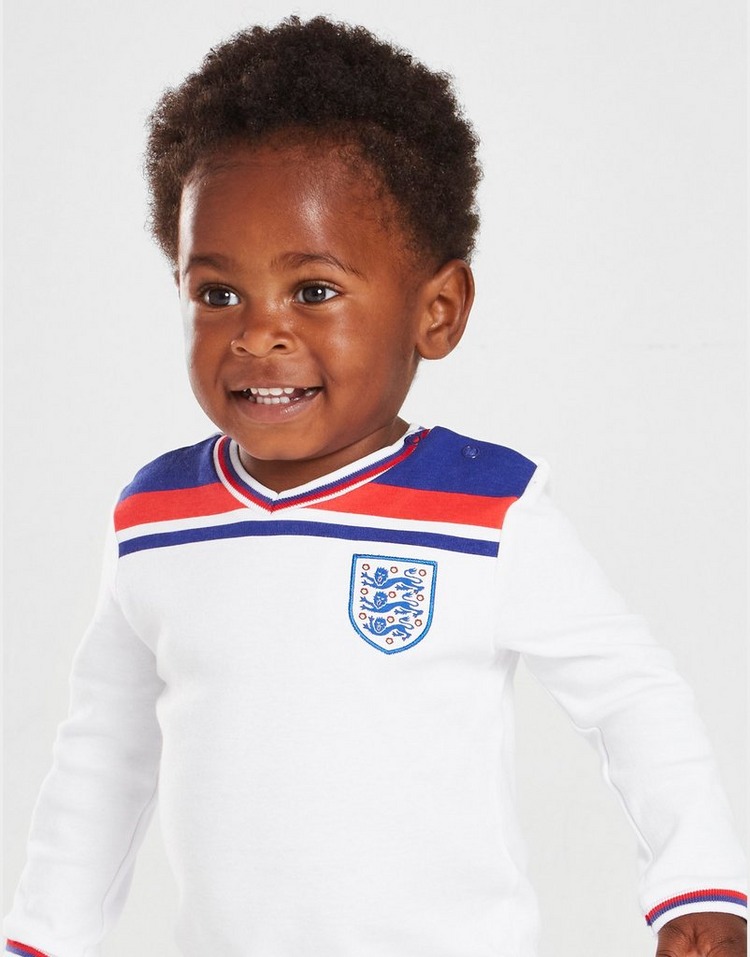 White Official Team England '82 Retro Home Babygrow Infant | JD Sports UK