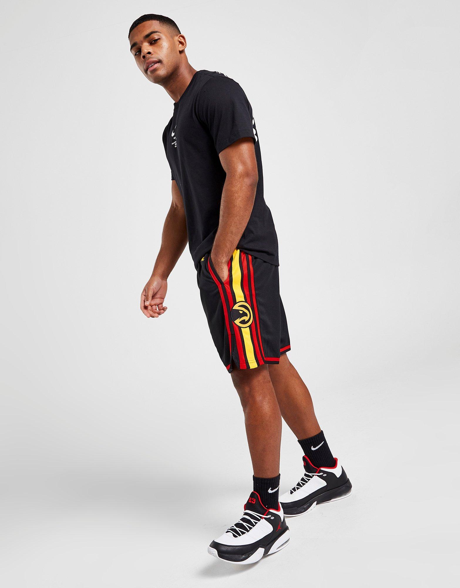 Black Jordan NBA Atlanta Hawks Swingman Shorts - JD Sports Global