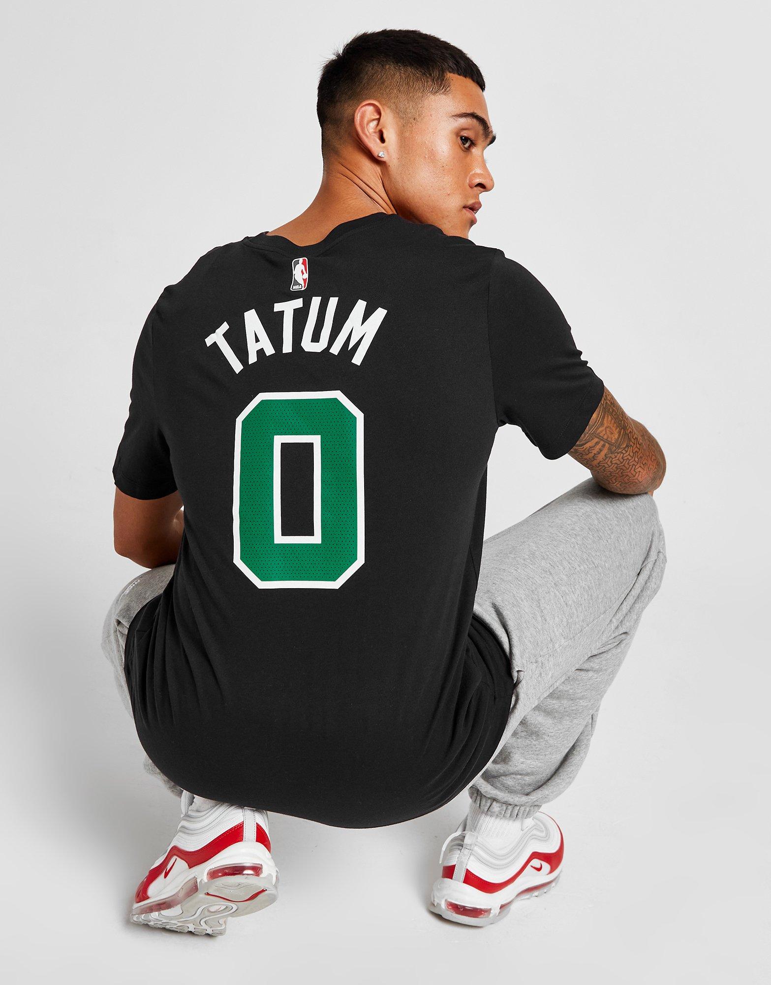 Black Jordan NBA Boston Celtics Tatum #0 T-Shirt - JD Sports Global