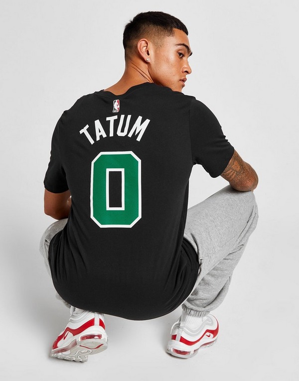 Hacia fuera Escudero embarazada Jordan camiseta NBA Boston Celtics Tatum #0 en Negro | JD Sports España