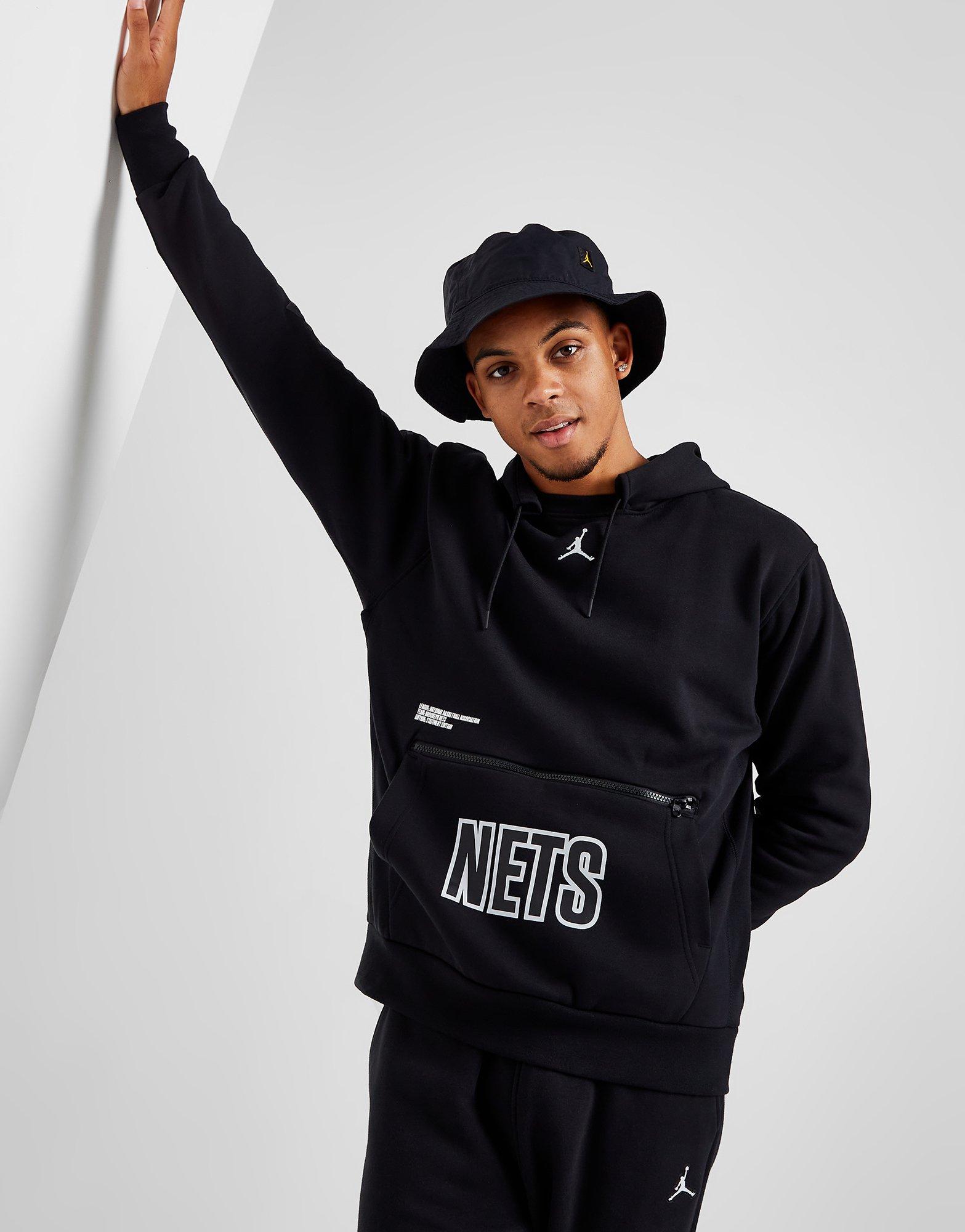 Women's Brooklyn Nets Nike Black Courtside Full-Zip Jacket