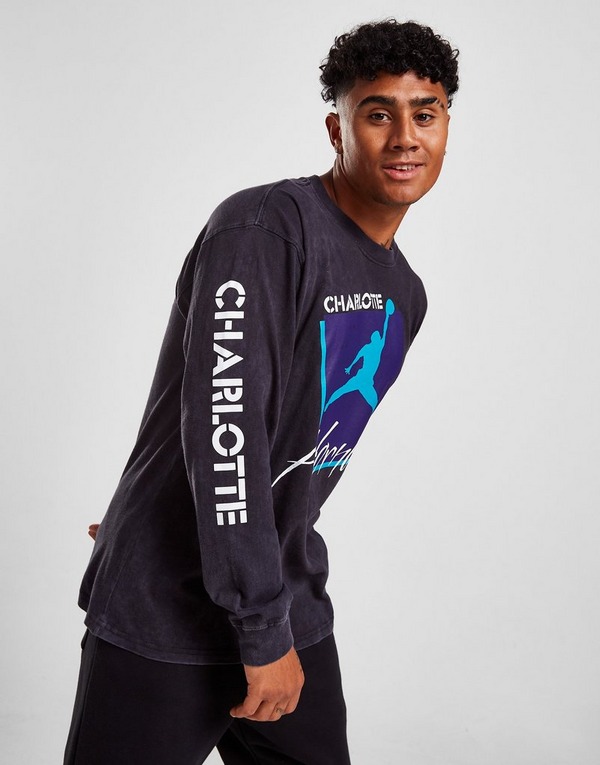Jordan camiseta de manga larga NBA Charlotte Hornets Max90 en Negro | JD  Sports España