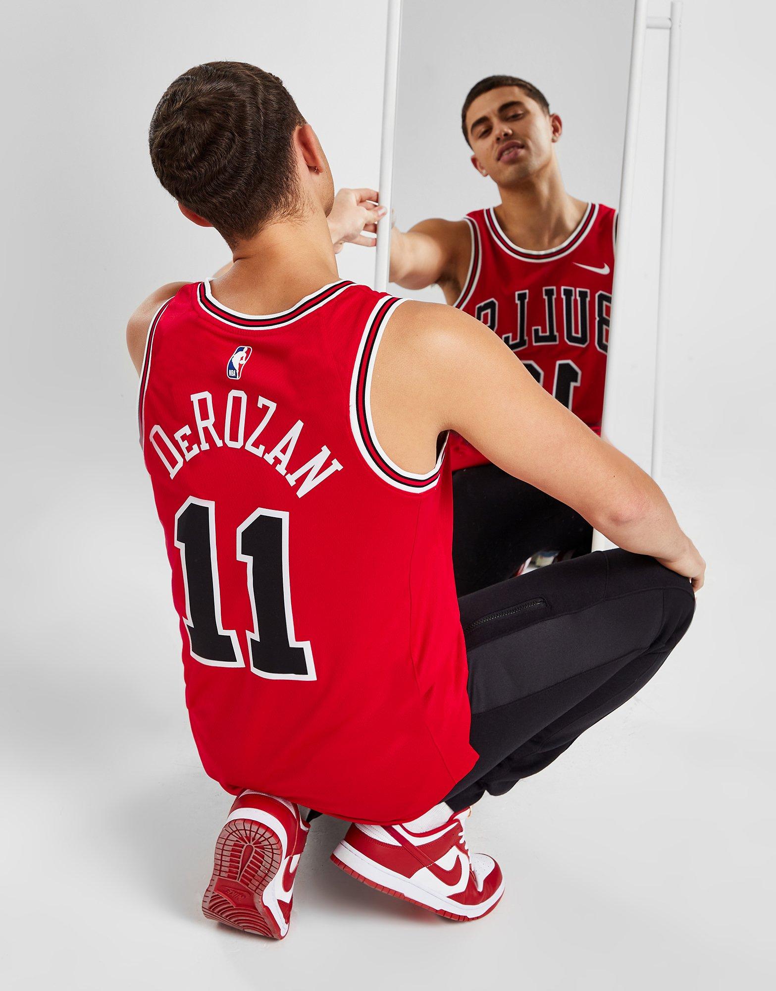 Red Nike NBA Chicago Bulls DeRozan #11 Jersery - JD Sports Global