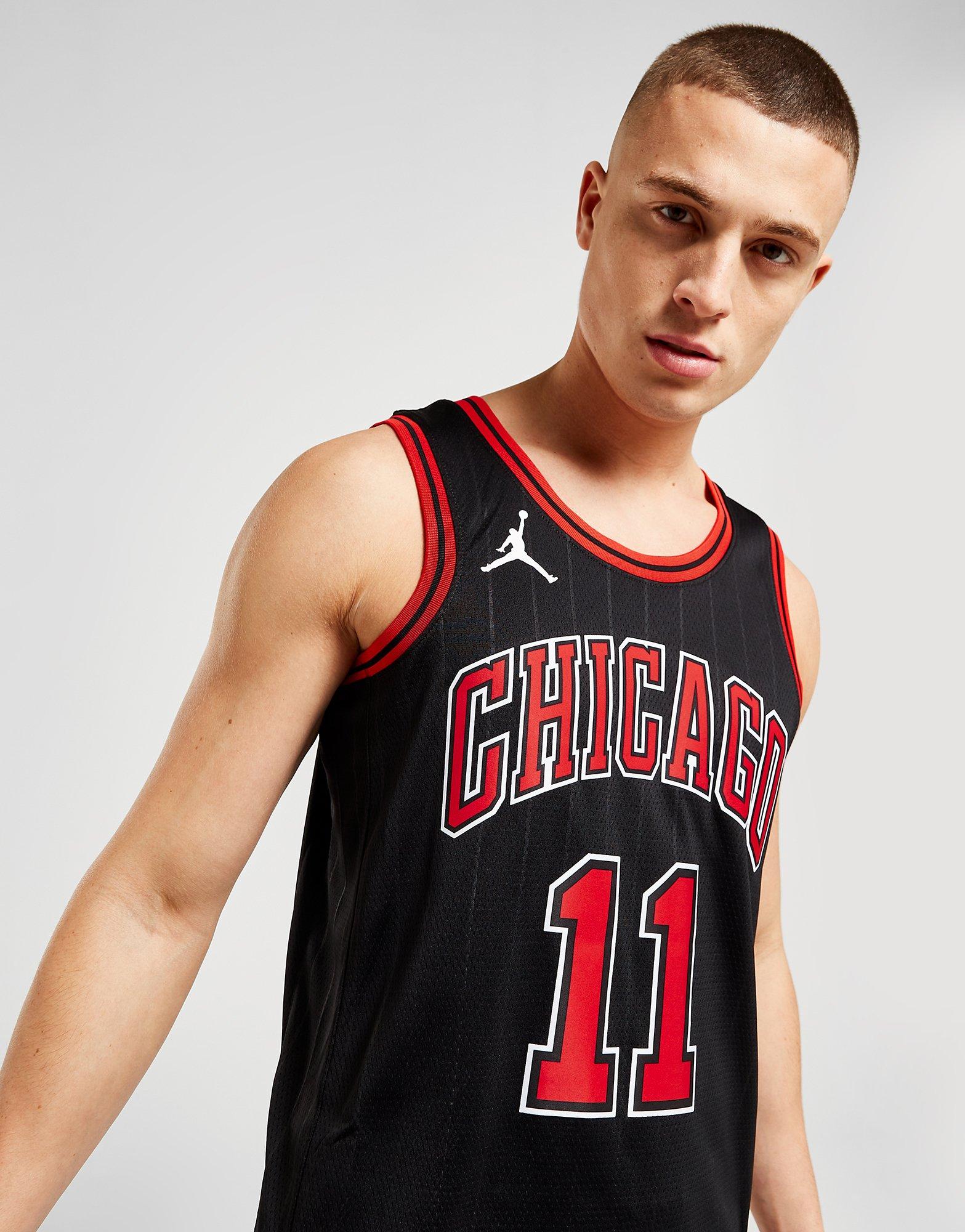 Mitchell & Ness Nba Chicago Bulls Baseball Jersey in Black for Men