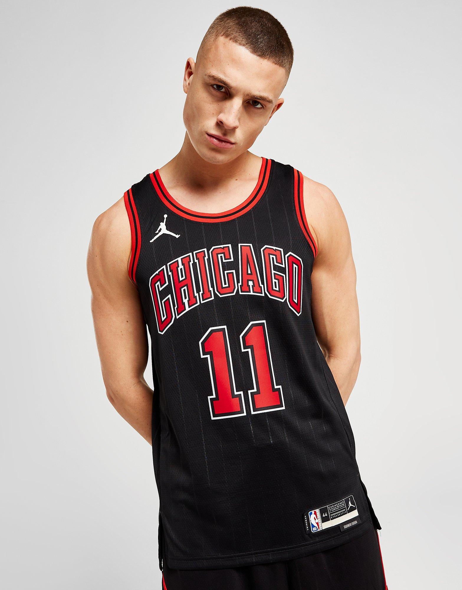 2023/24 Bulls DEROZAN #11 Black City Edition NBA Jerseys 热压