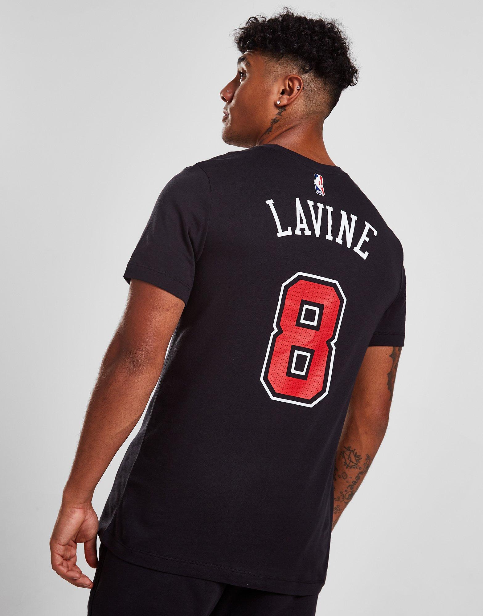 Black Nike NBA Chicago Bulls LaVine #8 Statement T-Shirt