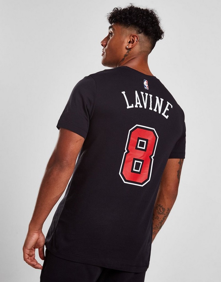 Black Nike NBA Chicago Bulls LaVine #8 Statement T-Shirt | JD Sports UK