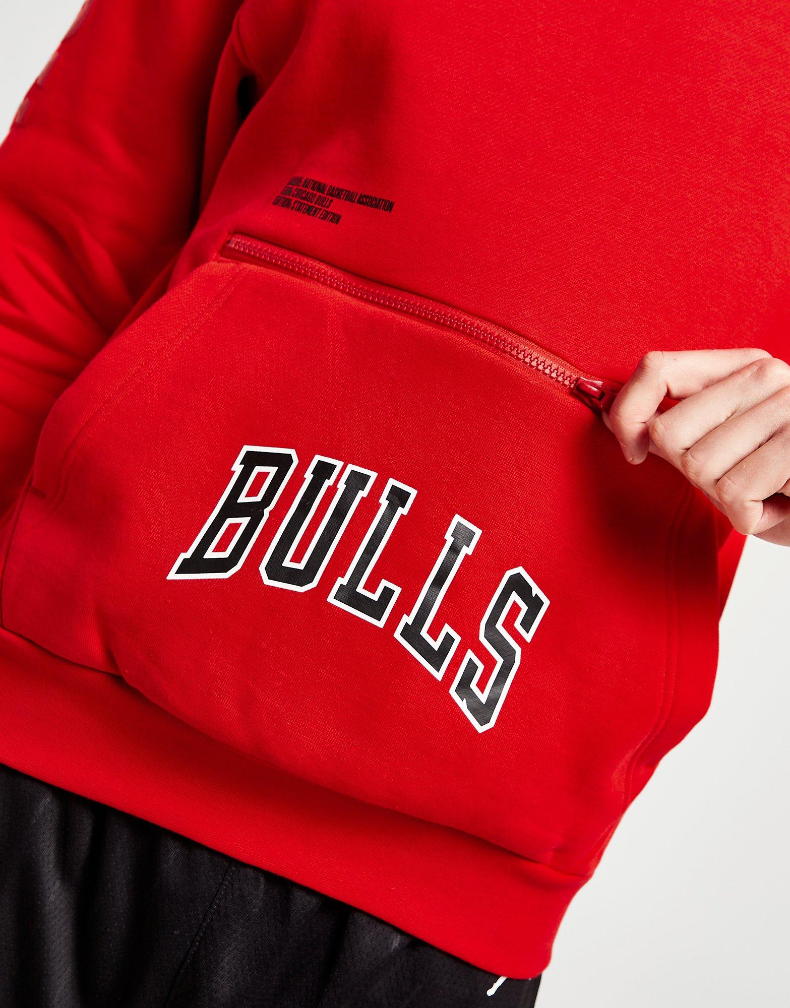 Chicago Bulls Courtside Statement Edition Men's Jordan NBA Fleece Pullover  Hoodie