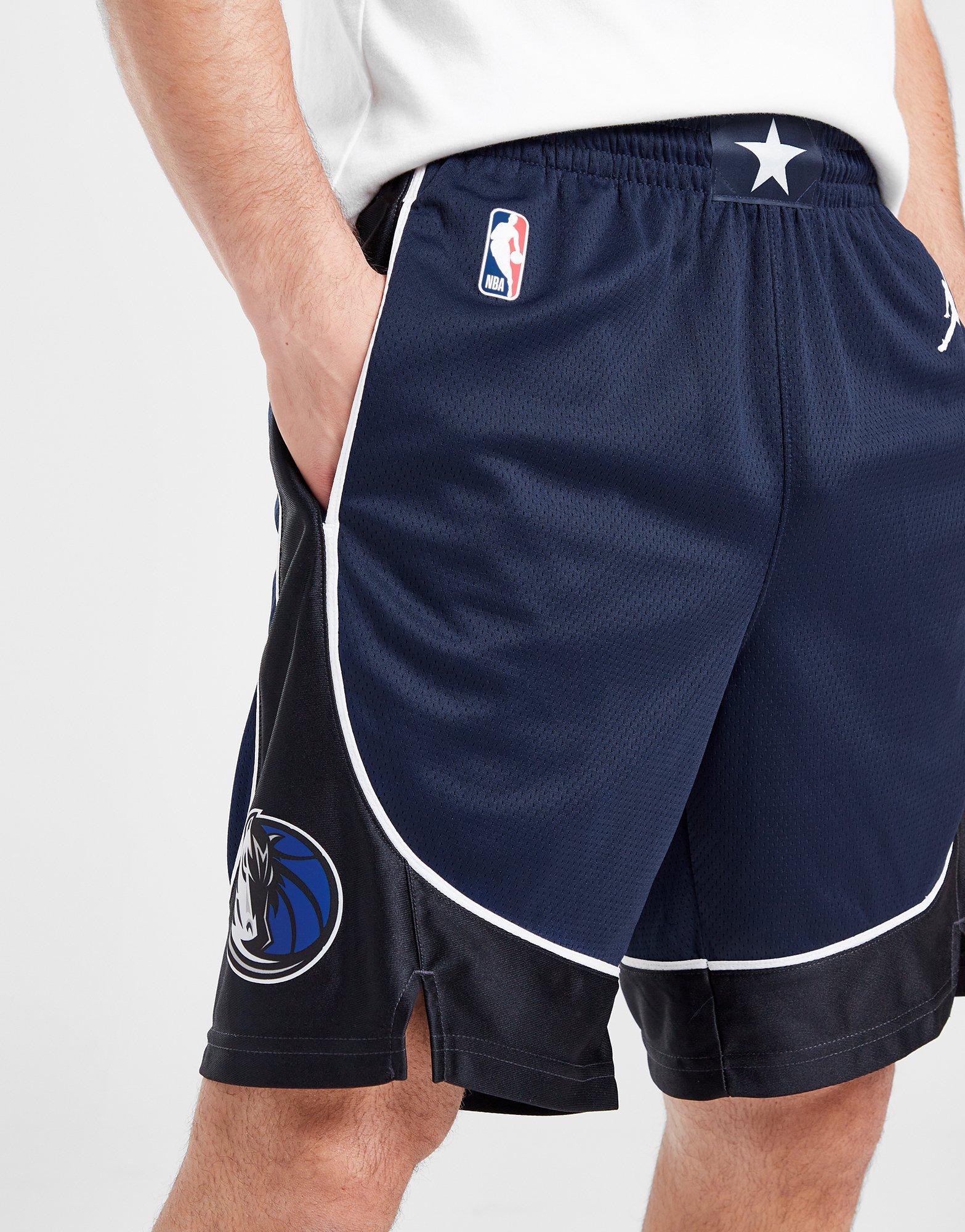 Adidas Dallas Mavericks Basketball Shorts Men's Medium Blue