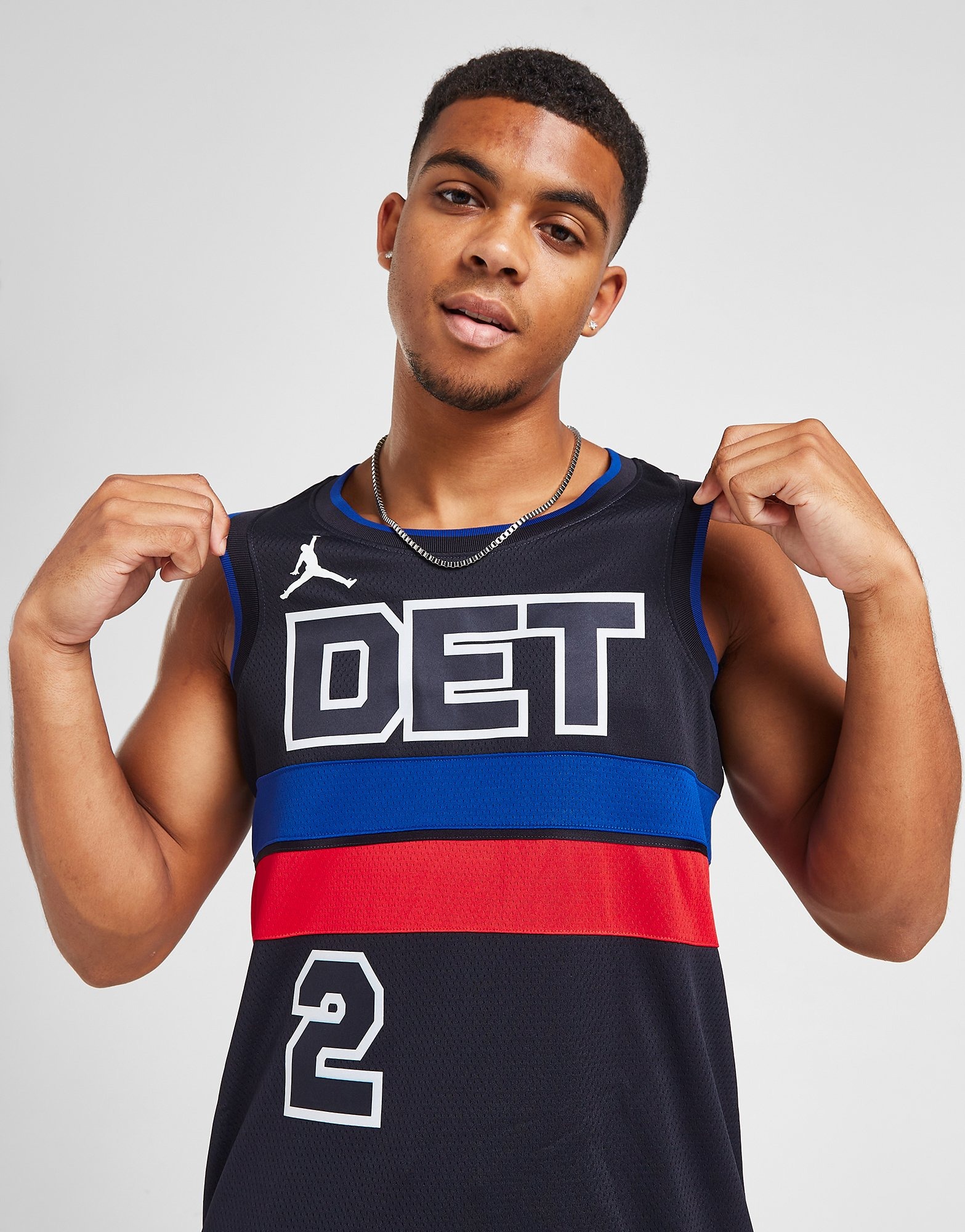 Detroit Pistons Jordan Statement Swingman Short - Youth