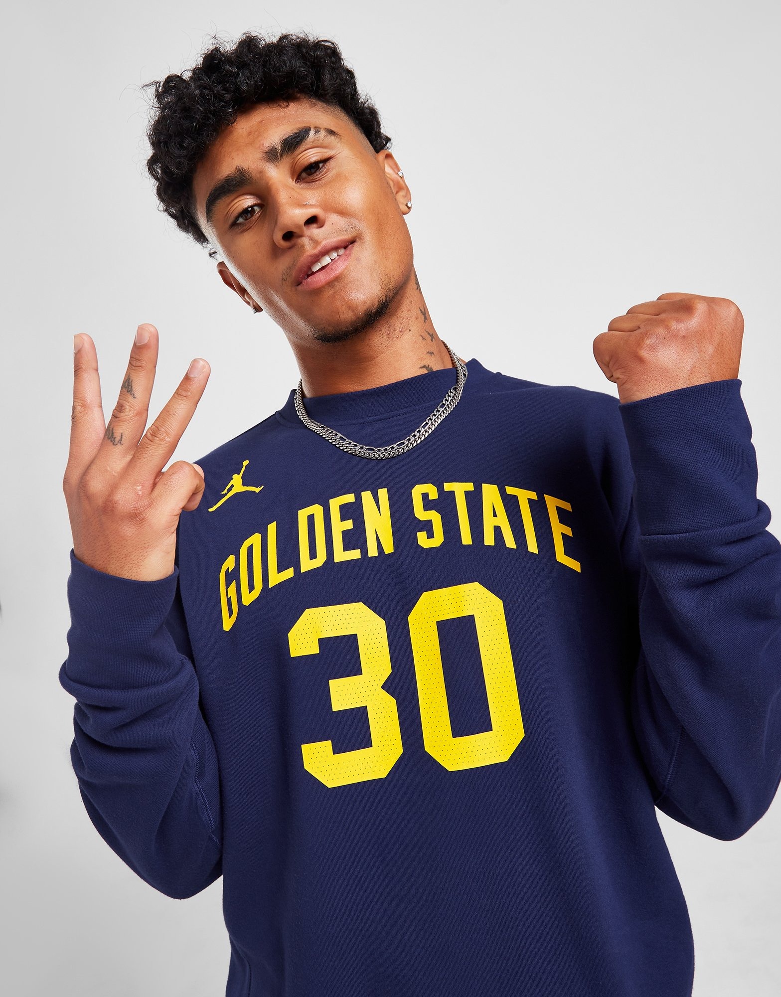 Jordan NBA Golden State Warriors Curry #30 Sweatshirt | JD Sports Global
