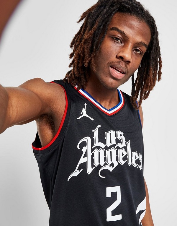 Men's Los Angeles Clippers Statement Edition Jordan Dri-Fit NBA Swingman Jersey in Black, Size: Medium | DO9529-011