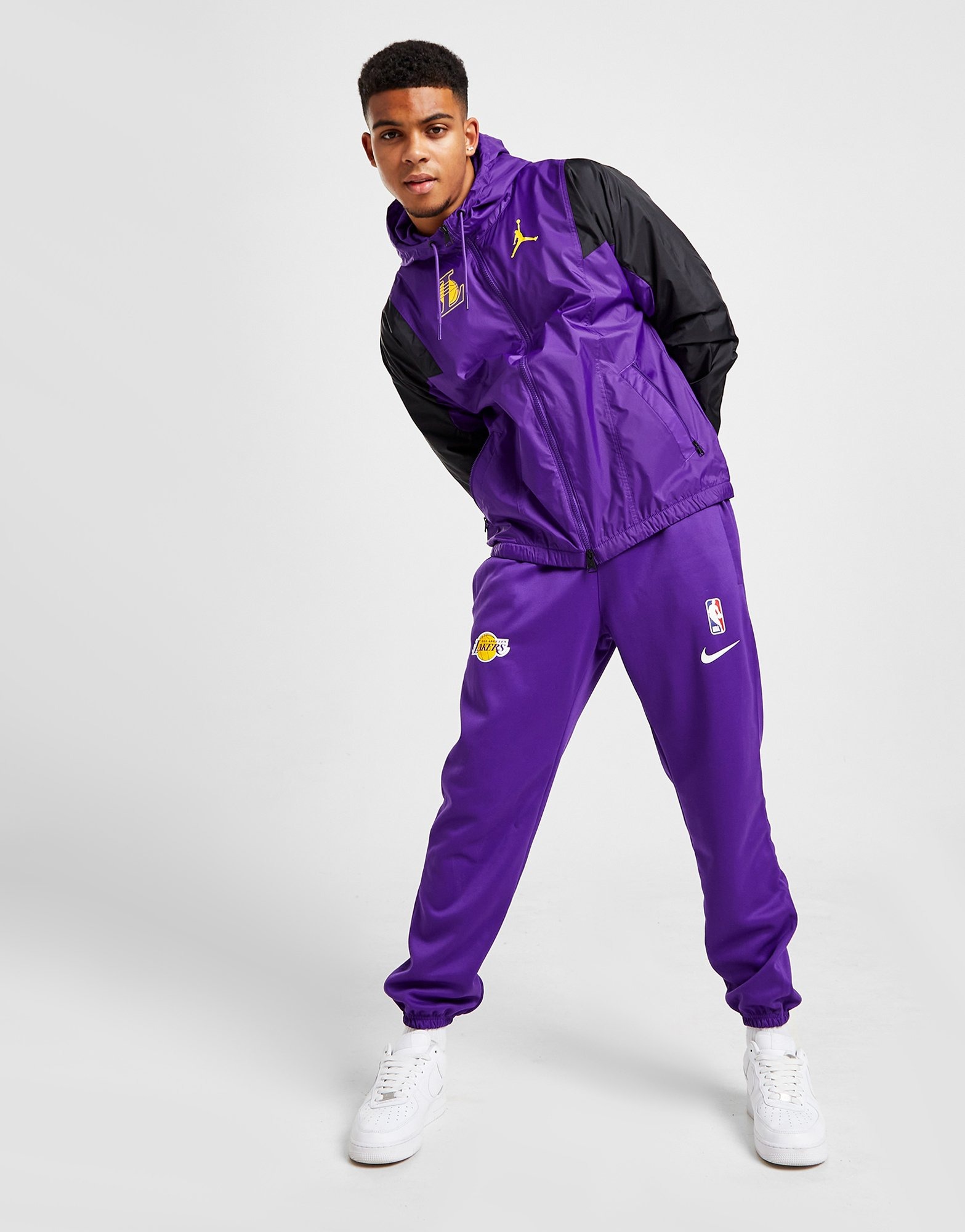 Mens Replica - Nike NBA Los Angeles Lakers Therma Flex Showtime Hoodie -  Field Purple - Hoodies