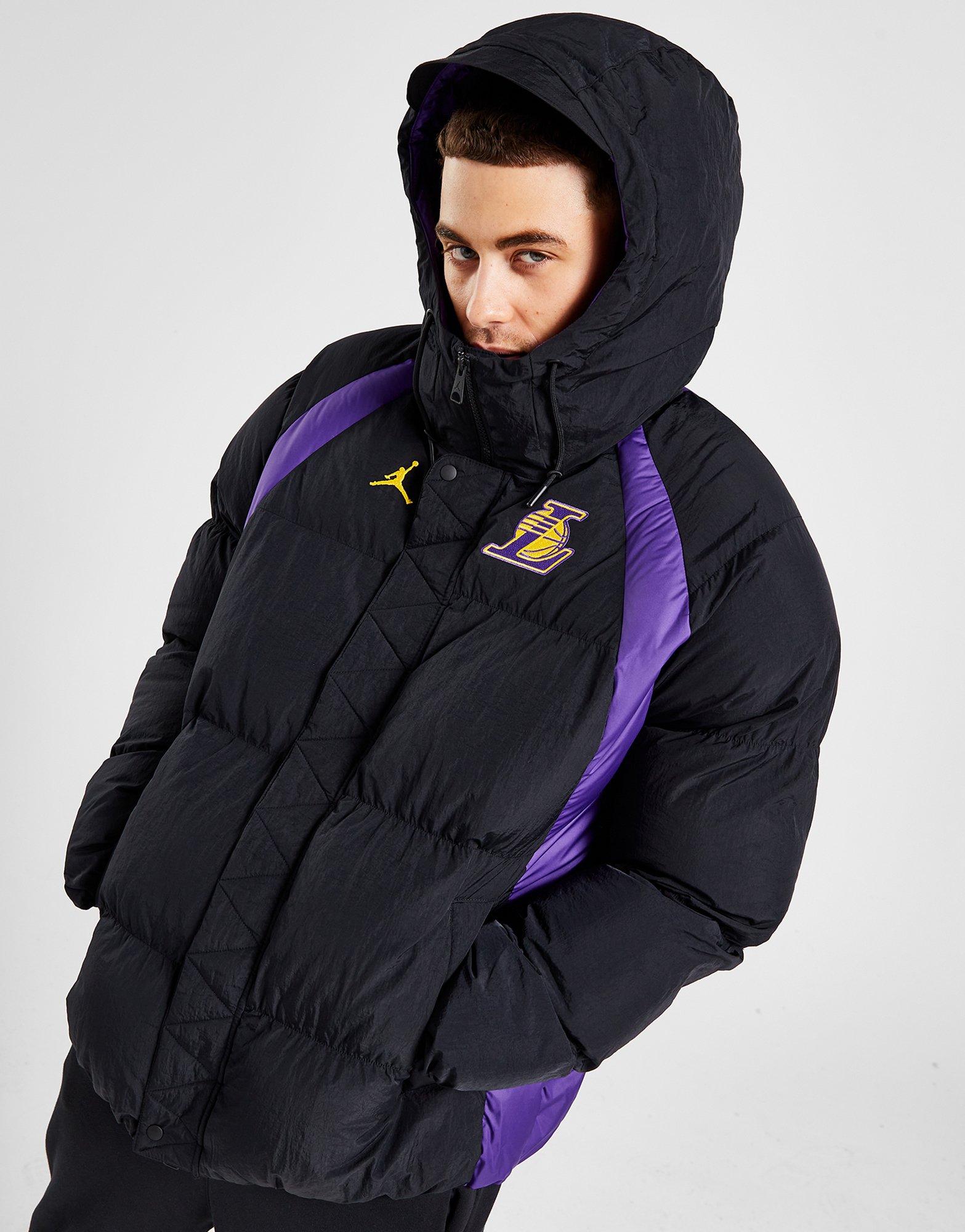 Black Jordan NBA LA Lakers Fill Jacket | JD Sports UK