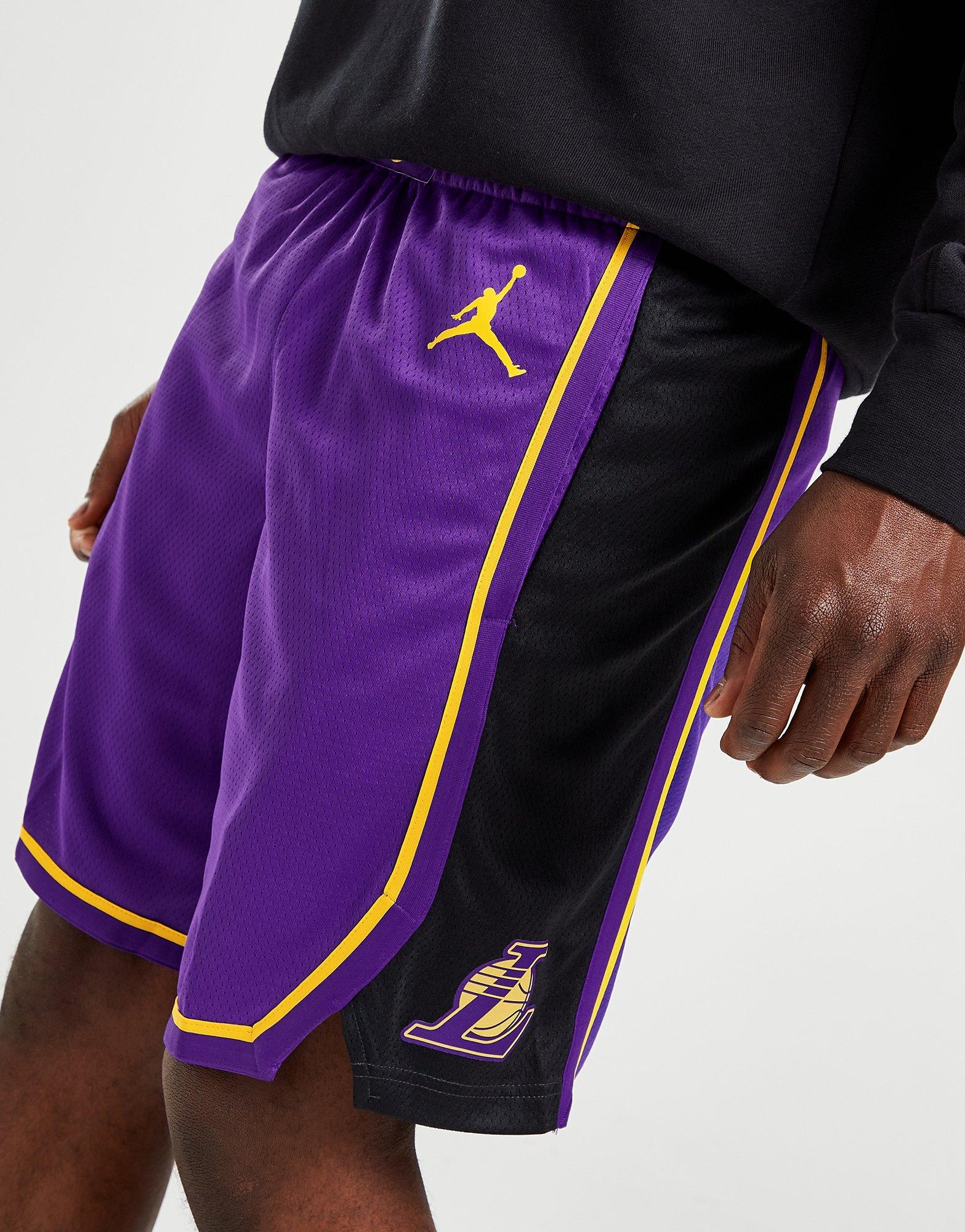  Mitchell & Ness NBA Swingman Road Shorts Lakers 84-85 Purple XL  : Sports & Outdoors