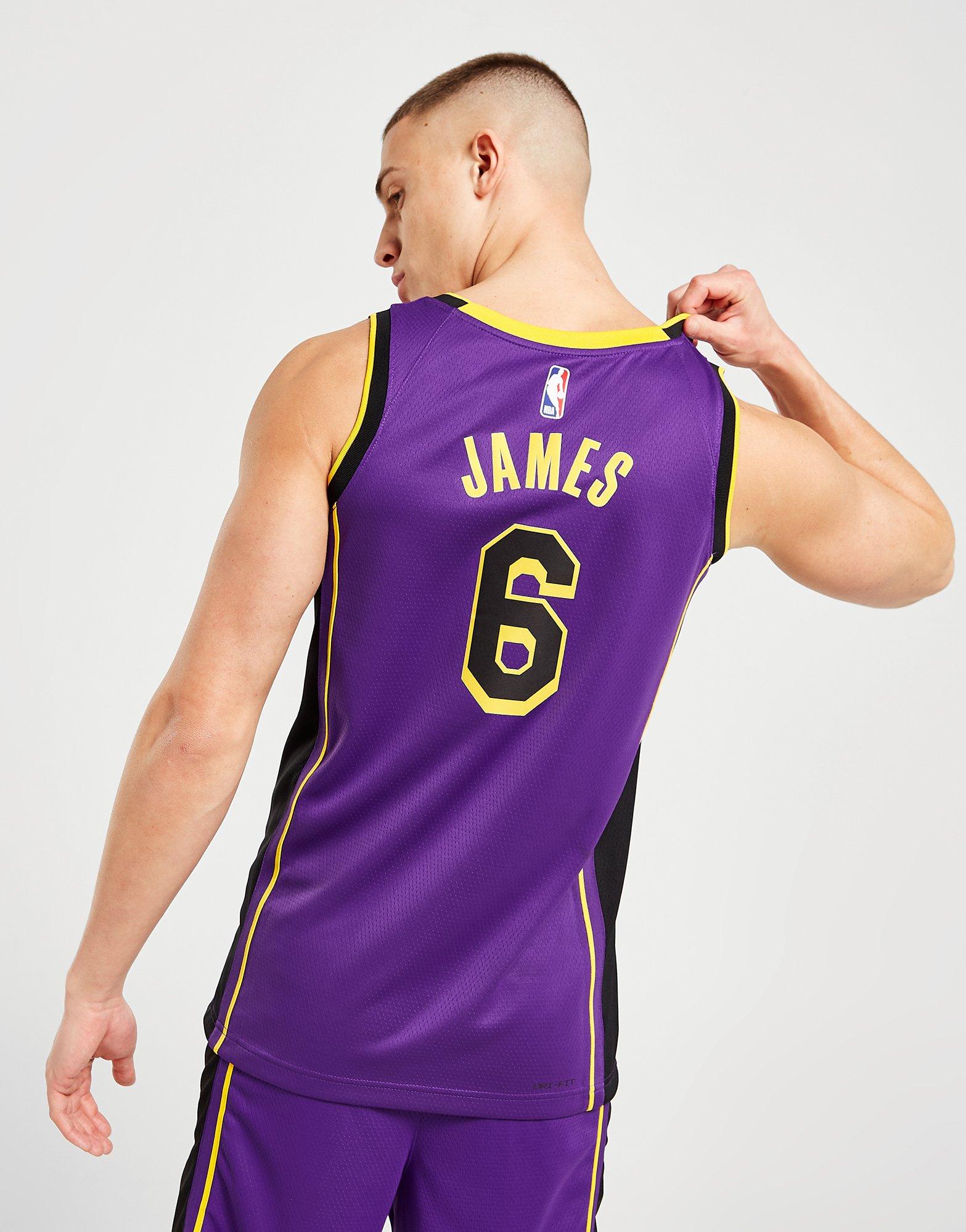 Jordan NBA LA Lakers Swingman James #6 Jersey