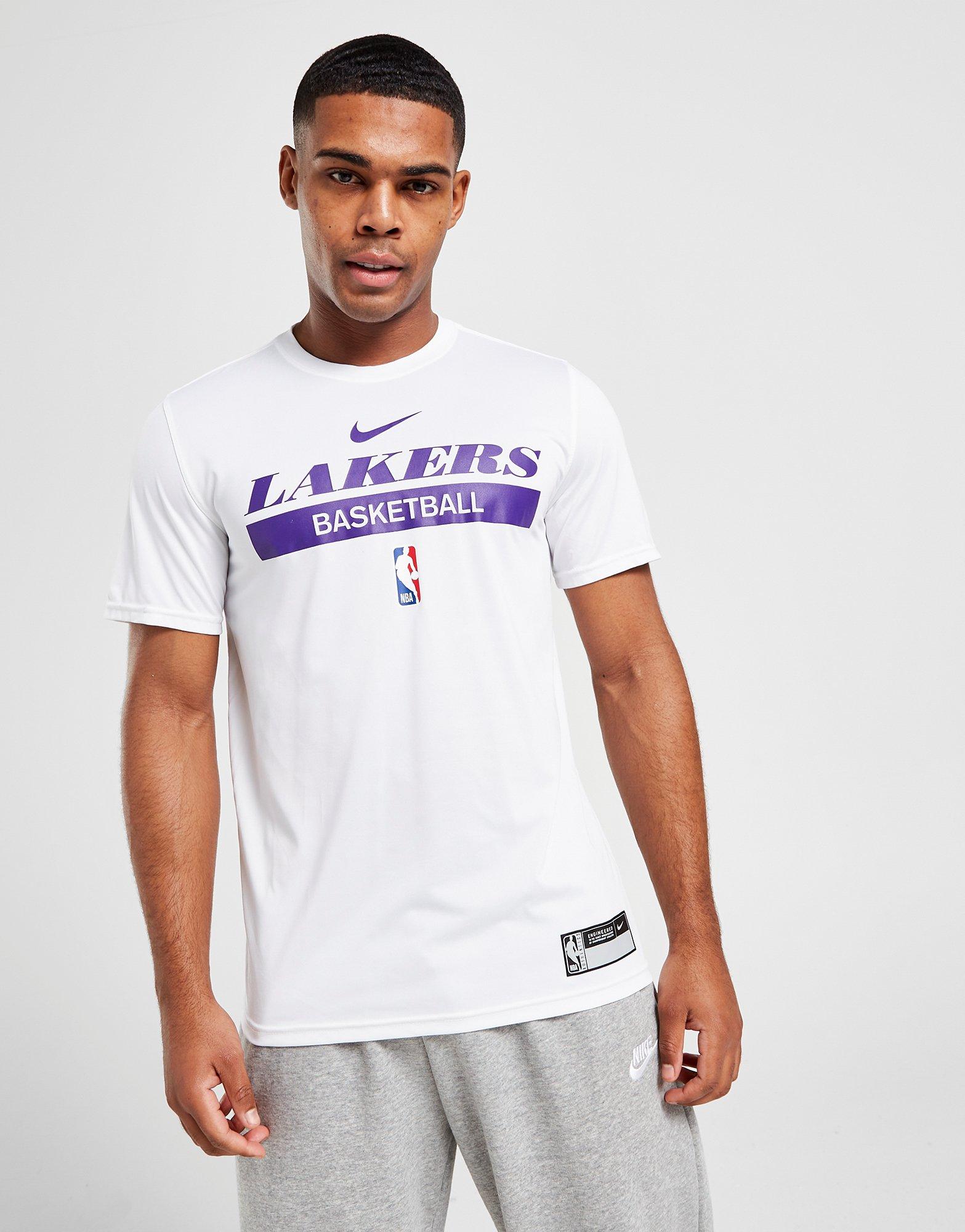 Black Nike NBA LA Lakers Athletic Logo T-Shirt - JD Sports