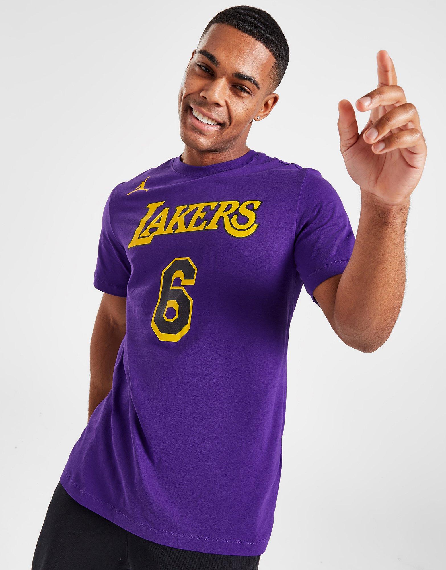 Jordan Maillot NBA LA Lakers James 6 Junior Violet JD Sports