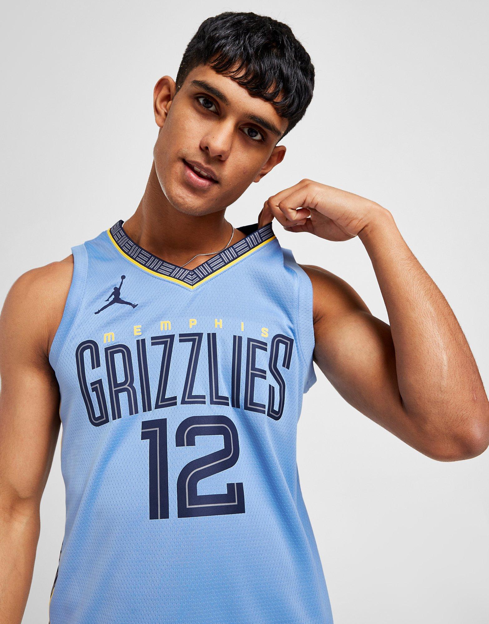 Men 12 Ja Morant Jersey Blue Memphis Grizzlies Jersey Throwback Swingm –  nReBall