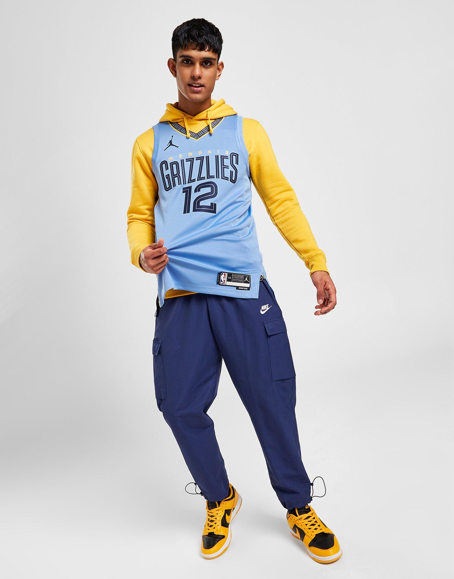 Blue Nike NBA Memphis Grizzlies Morant #12 Swingman Jersey