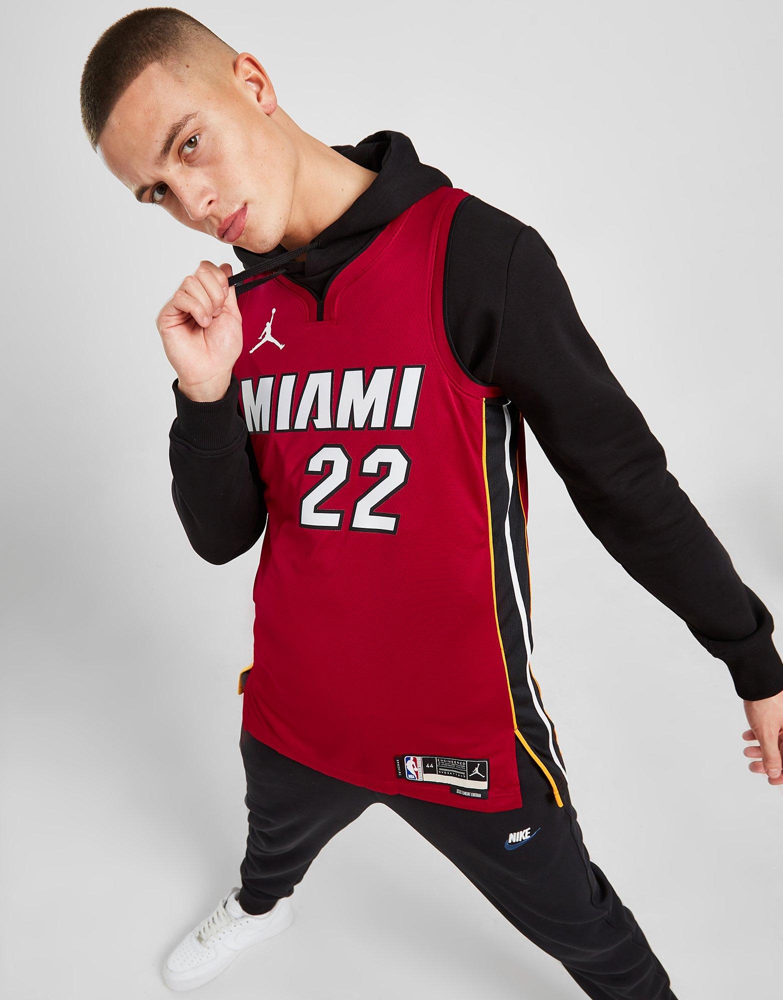 2023-2024 Jordan Version Miami Heat Dark Red #22 NBA Jersey-311