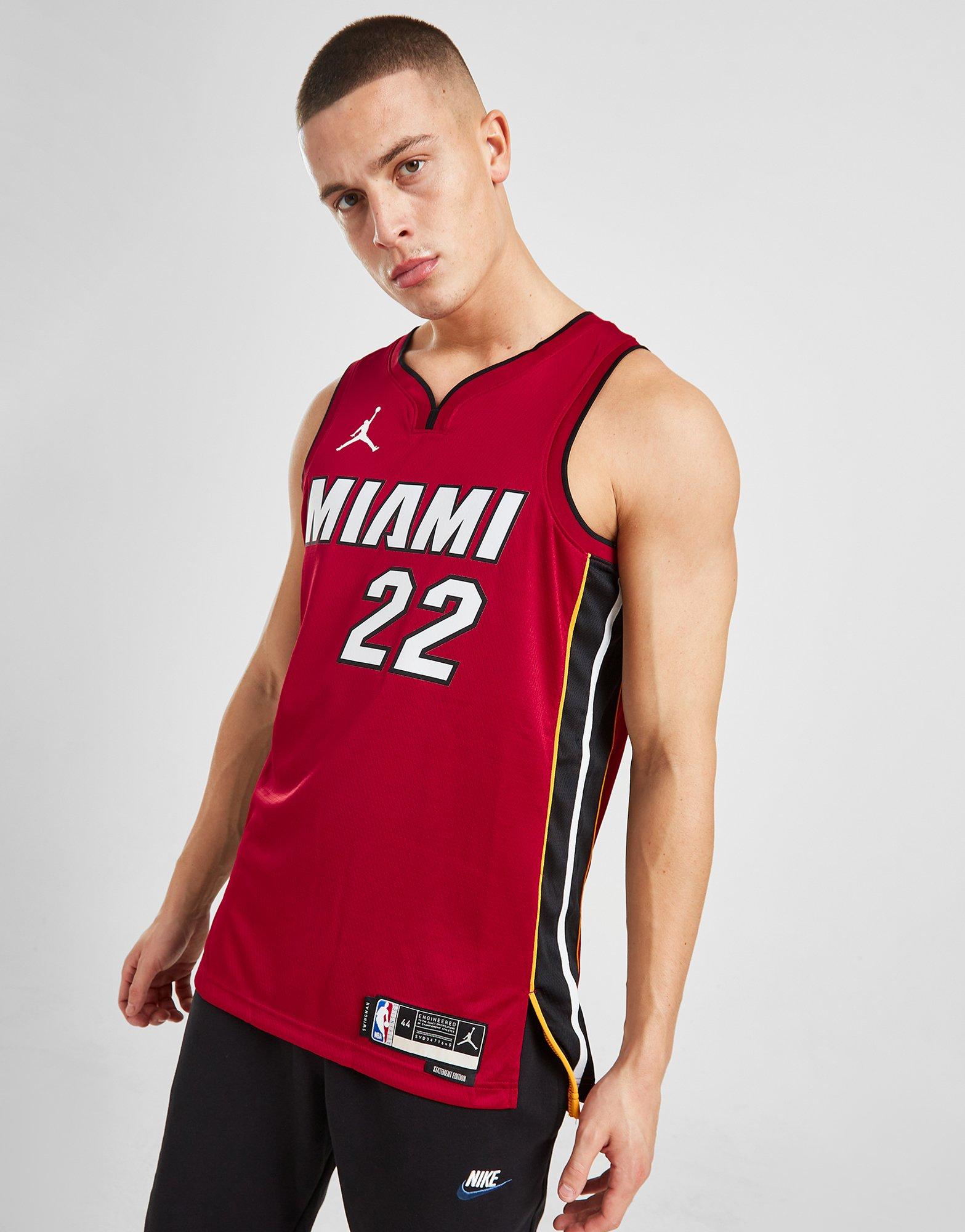 Miami Heat Jordan Statement Edition Swingman Jersey - Red - Bam