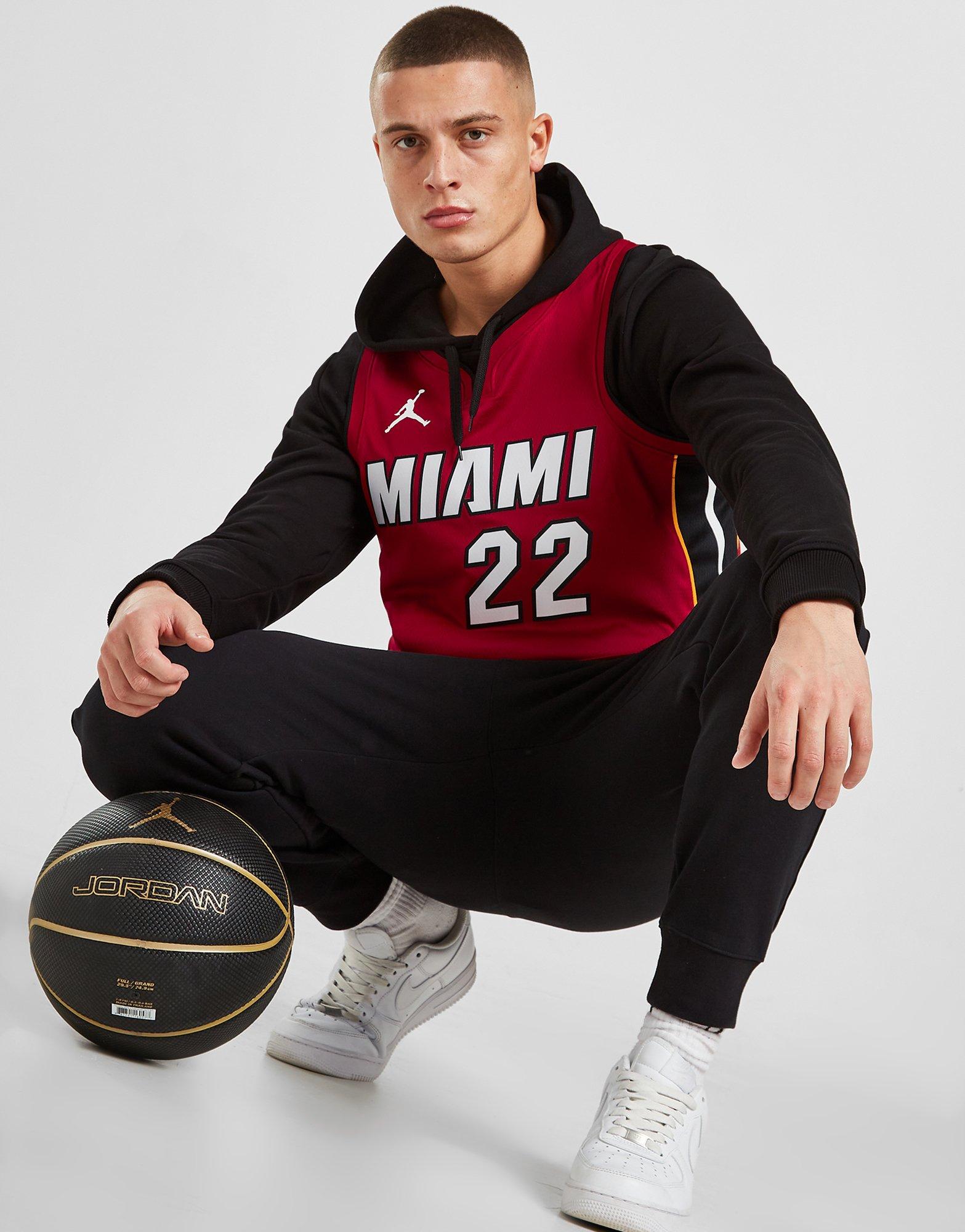 Red Jordan NBA Miami Heat Butler #22 Swingman Jersey