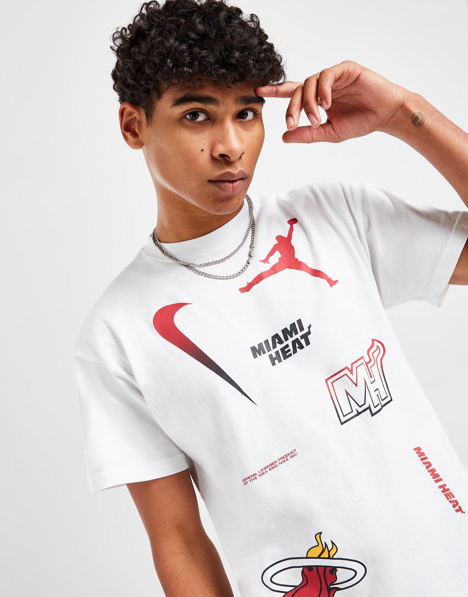 Jordan camiseta NBA Heat Max90 en Blanco | JD Sports