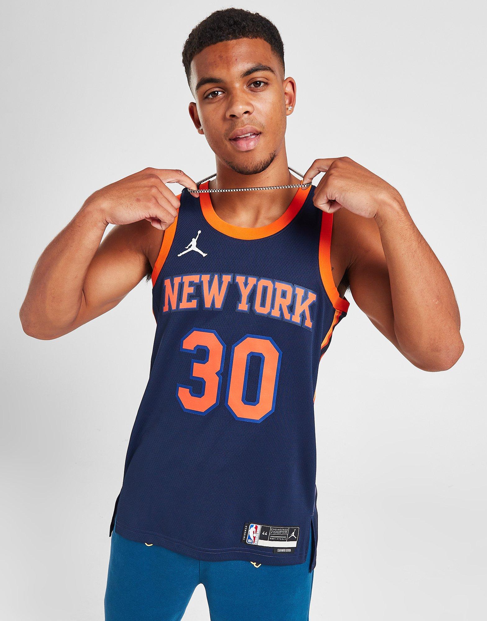 Blue Jordan NBA New York Knicks Randle #30 Swingman Jersey