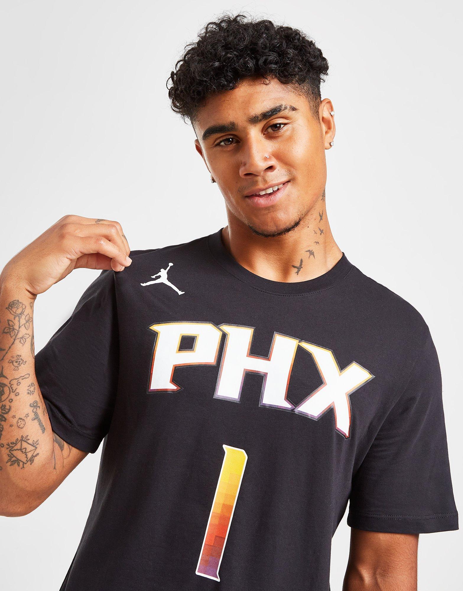 Phoenix Suns NBA All Over Crew Sweatshirt By Mitchell & Ness - Mens