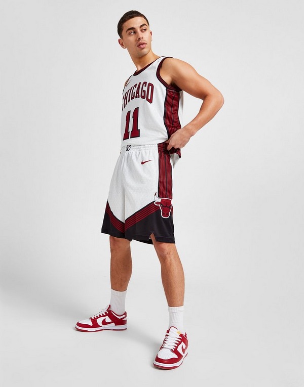 Nike pantalón corto NBA Chicago Bulls City Edition Swingman Blanco | JD Sports España