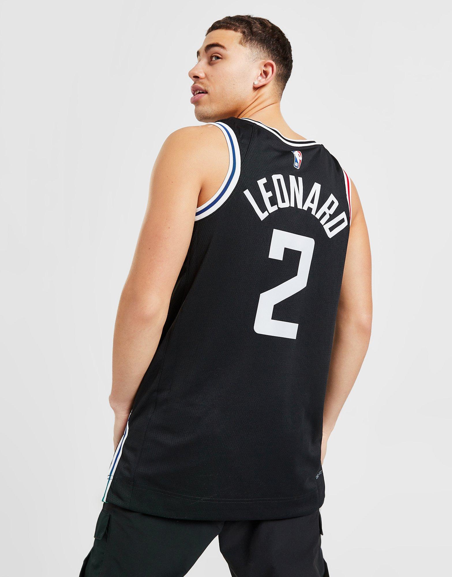 Nike NBA San Antonio Spurs Kawhi Leonard #2 Jersey Boys SZ Medium 10 12 Gray