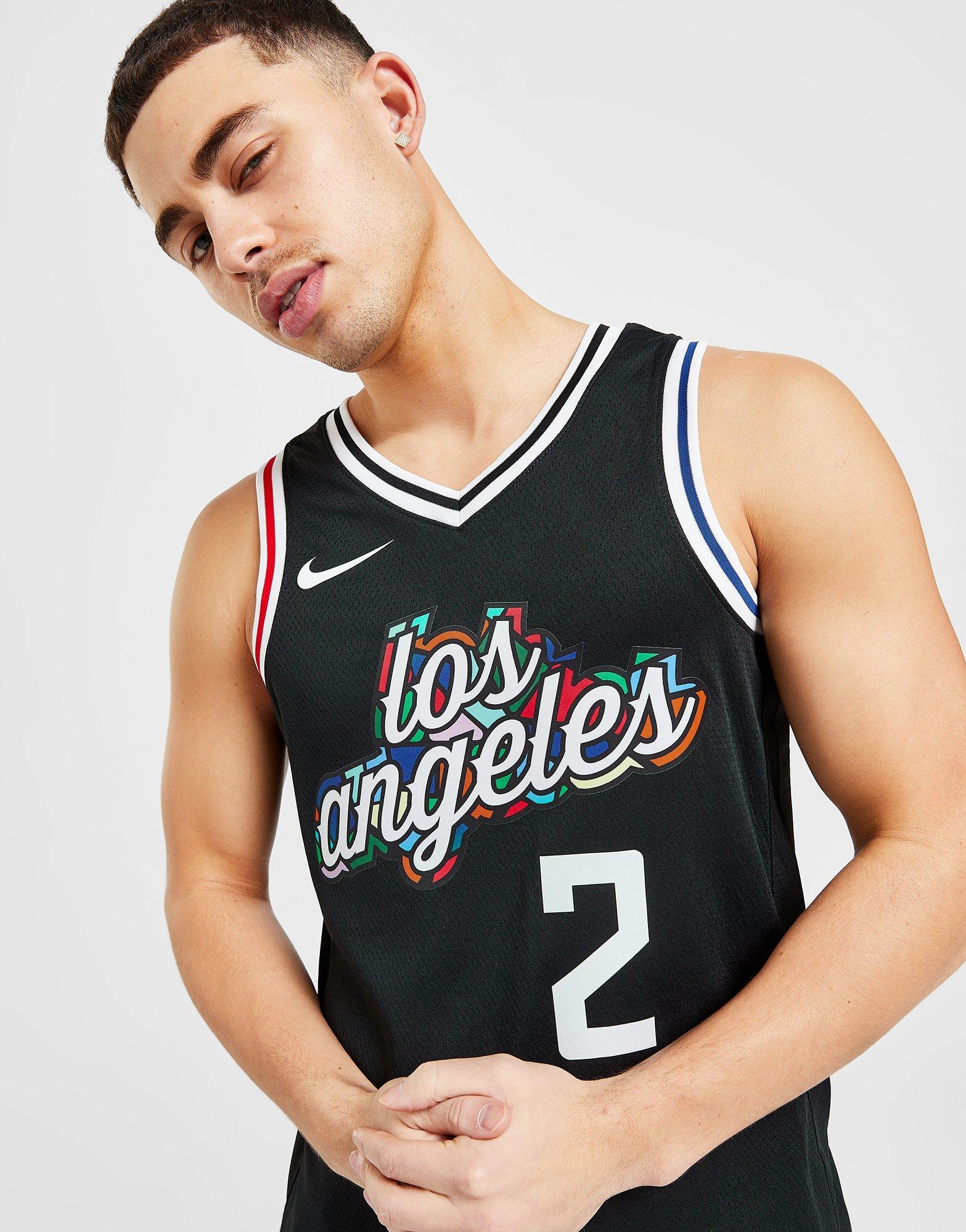 Black Jordan NBA LA Clippers Leonard #2 T-Shirt - JD Sports Ireland
