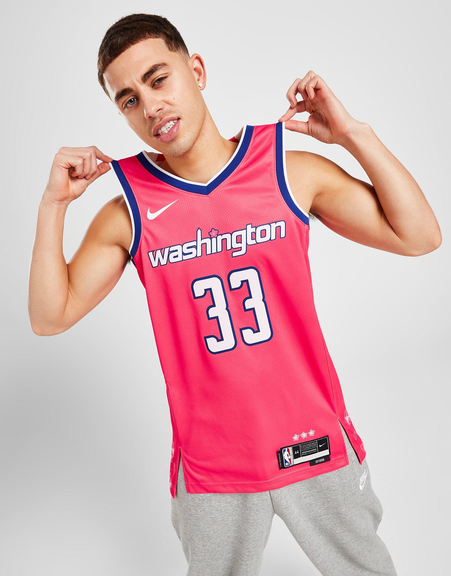 Washington Wizards Nike City Edition Swingman Jersey 22 - Pink